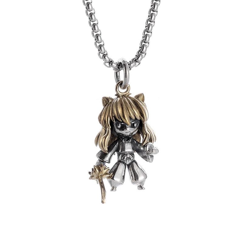 Jewelry Cute Cartoon Pendant Necklace Size ONE SIZE - 4 Thumbnail
