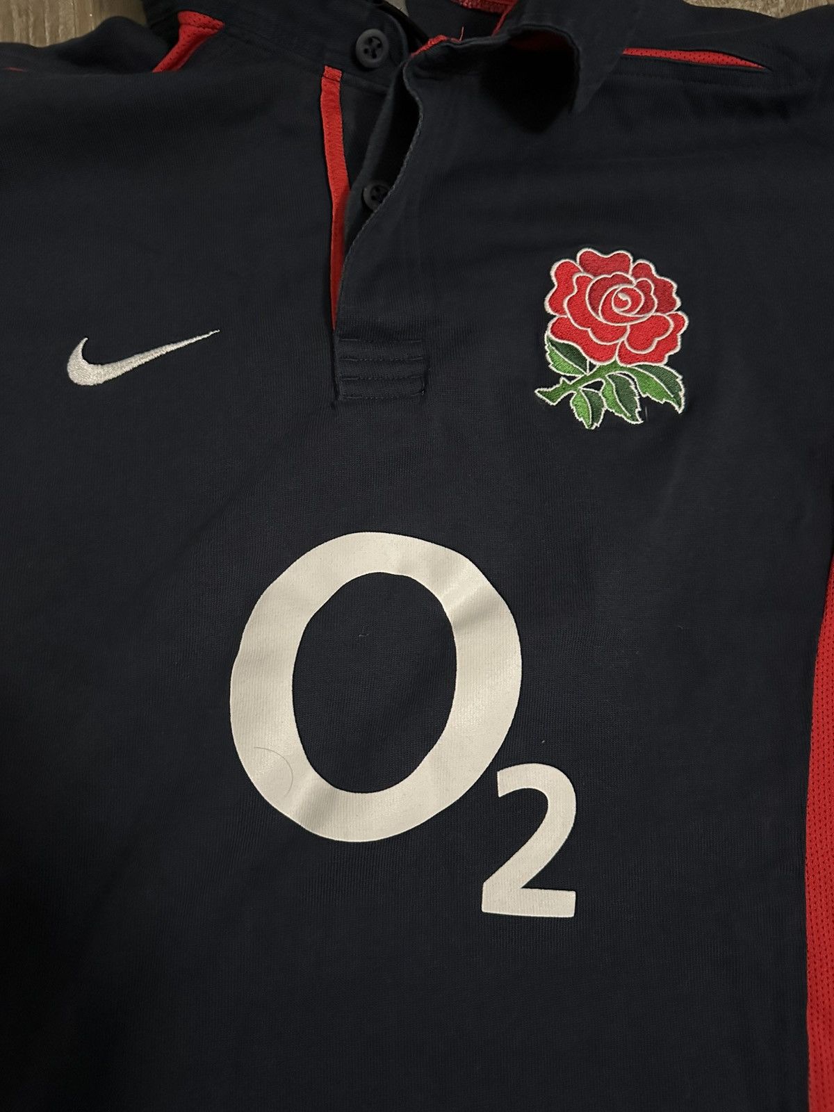 Nike England Rugby Polo Size US XL / EU 56 / 4 - 2 Thumbnail