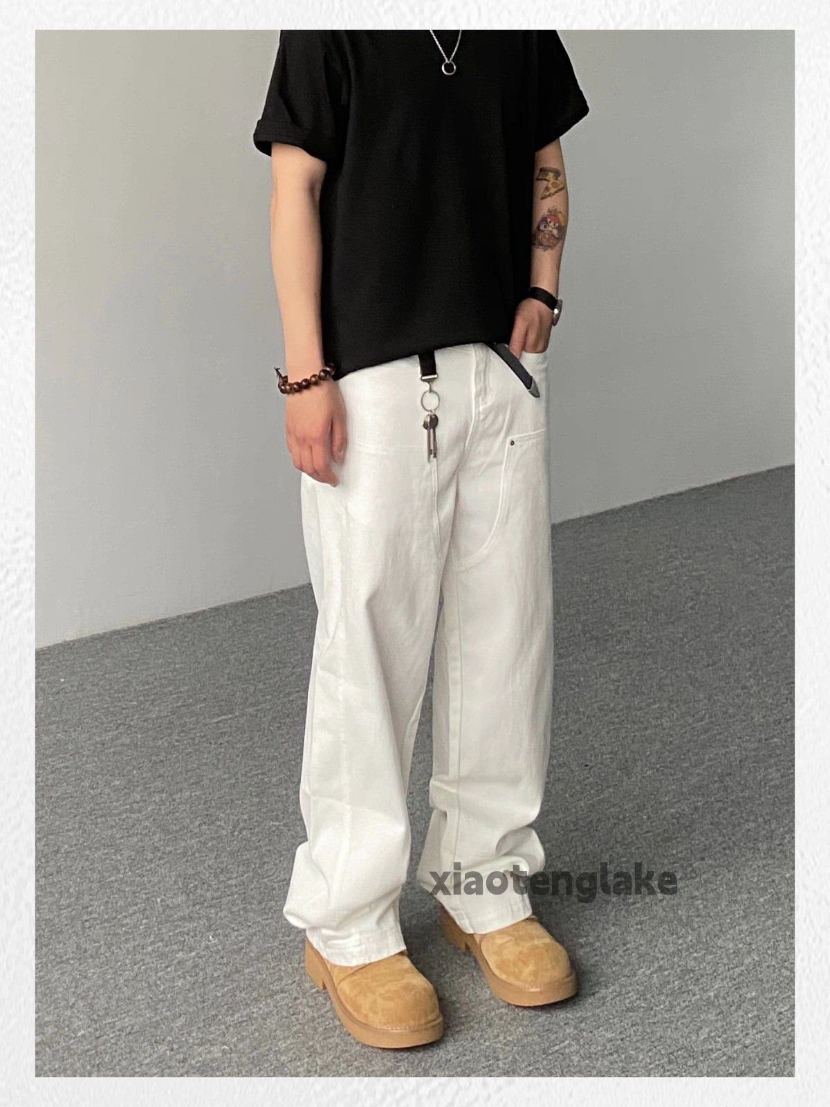 Vintage Unisex outdoor utility loose baggy hiphop cargo pants Size US 30 / EU 46 - 2 Thumbnail