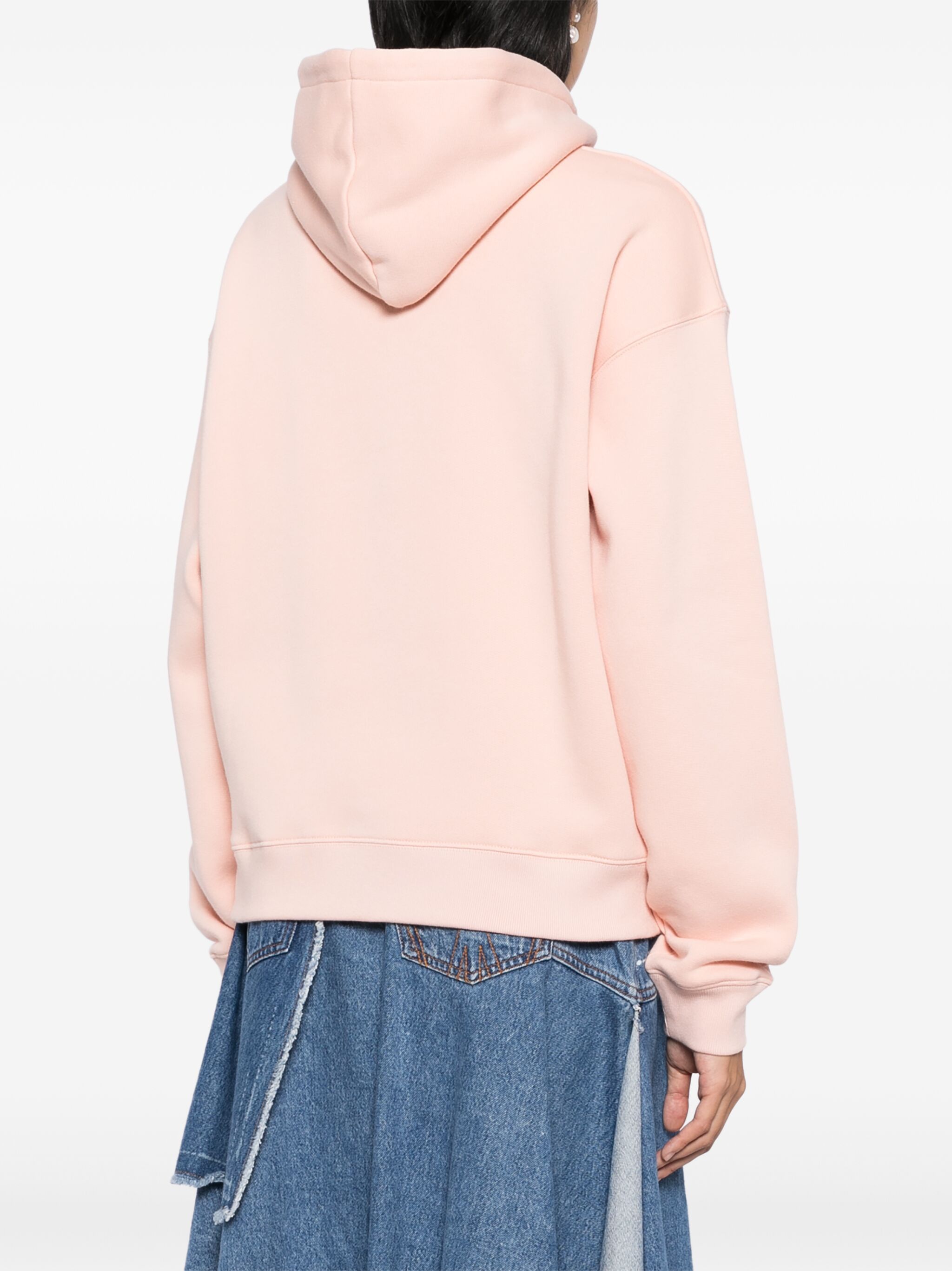 Maison Kitsune o1s22i1n1124 Bold Fox Head Comfort Fit Hoodie in Pink Size L / US 10 / IT 46 - 4 Thumbnail