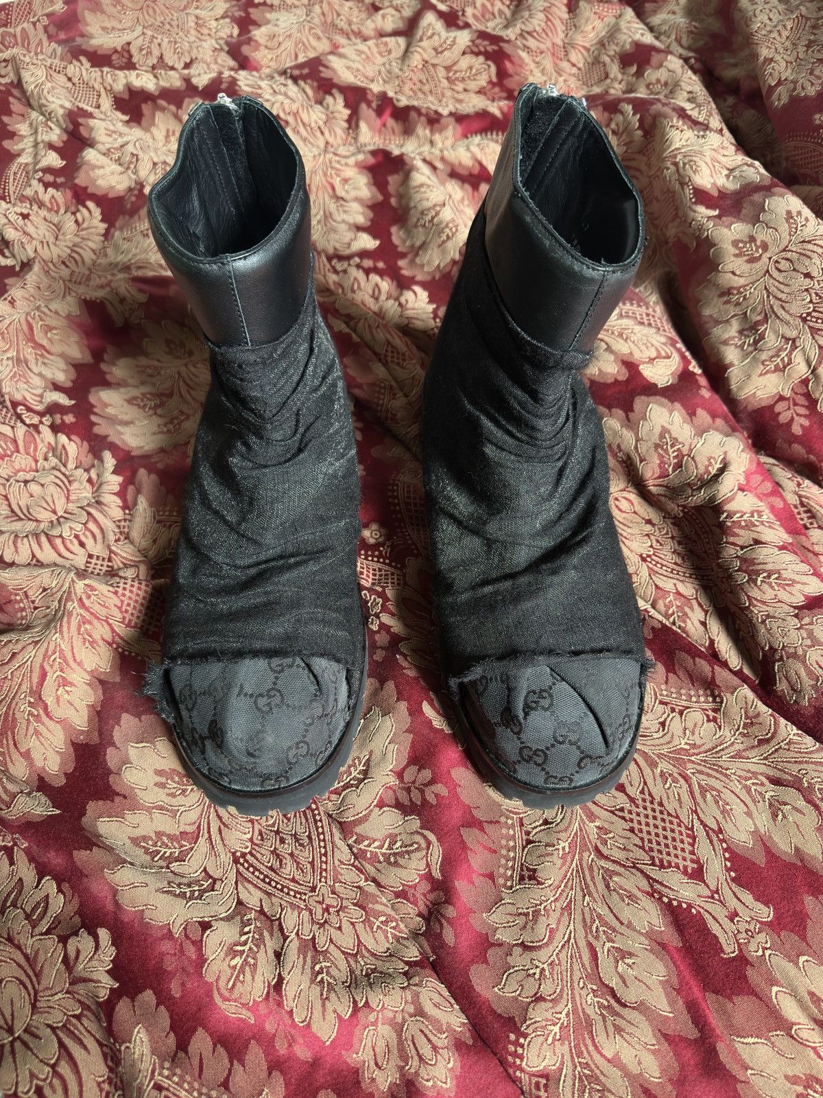 424 424 Gucci Marathon boots 1 of 1 custom sz47 Tom Ford era Size US 13 / EU 46 - 5 Thumbnail