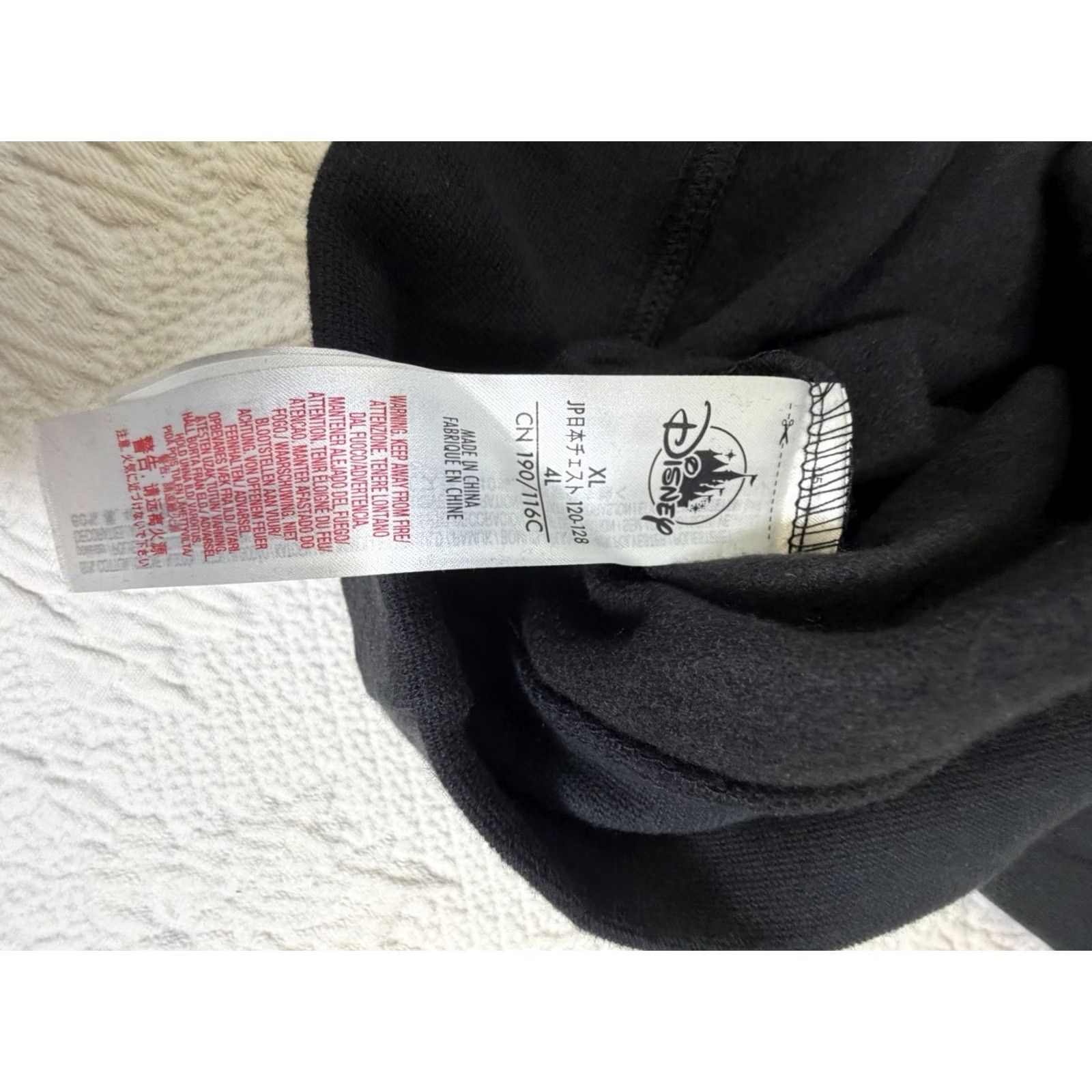 Disney Disney Mickey Mouse Black XL Unisex Sweatshirt Pullover Crew Neck Chenille Embroidered Logo NWT Merchants Los Angeles Graphic Print Cartoon Comics Size US XL / EU 56 / 4 - 6 Thumbnail