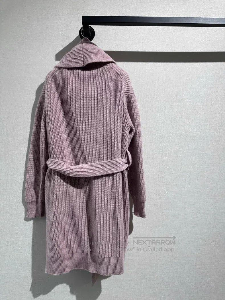Hermes Hermes Pink Cashmere Long Knit Cardigan Size XXS / US 00 / IT 34 - 7 Thumbnail