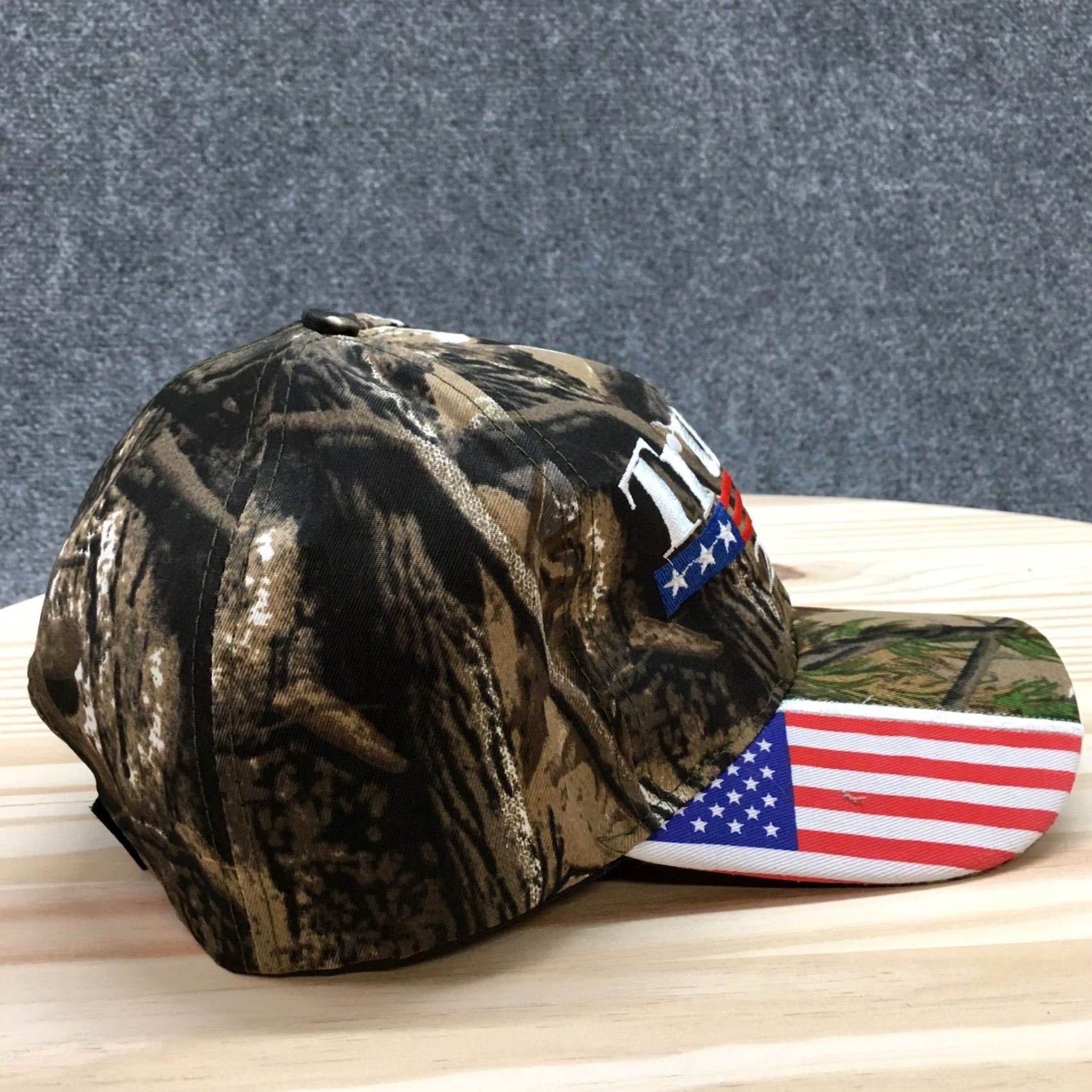 Logo 7 Trump 2020 Baseball Hat Mens Green One Size Curved Brim Embroidered Logo Size ONE SIZE - 6 Thumbnail