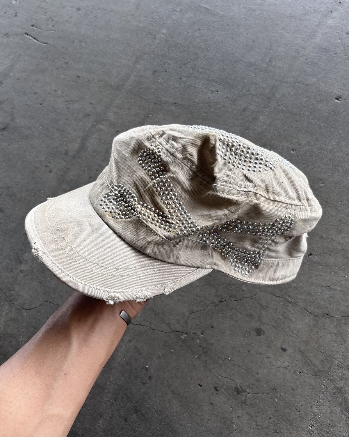 If Six Was Nine Skull Cadet Hats Distressed Size ONE SIZE - 7 Thumbnail