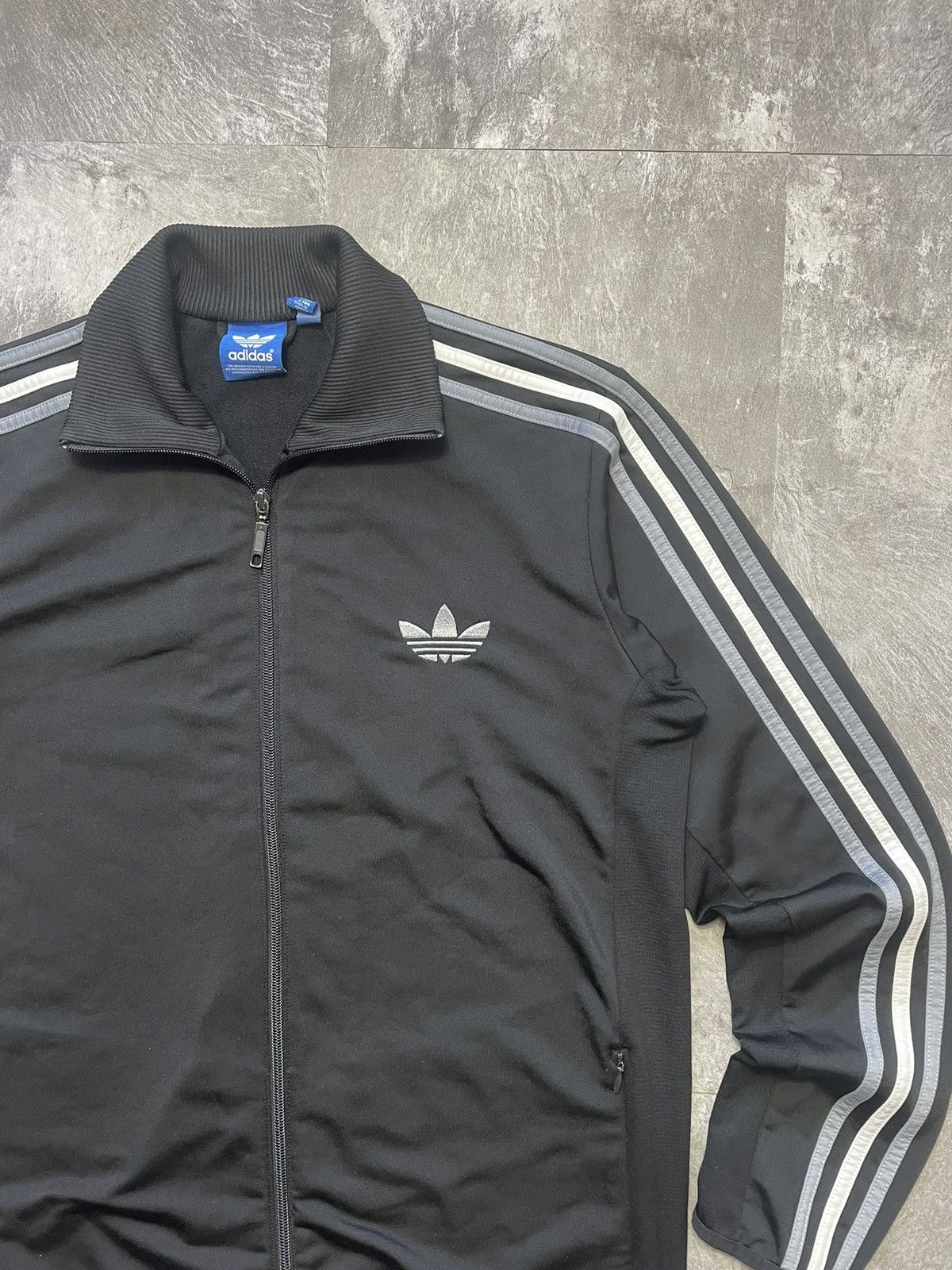 Adidas Vintage Adidas Track Jacket 00s Balenciaga Style Y2k Striped Size US L / EU 52-54 / 3 - 2 Thumbnail
