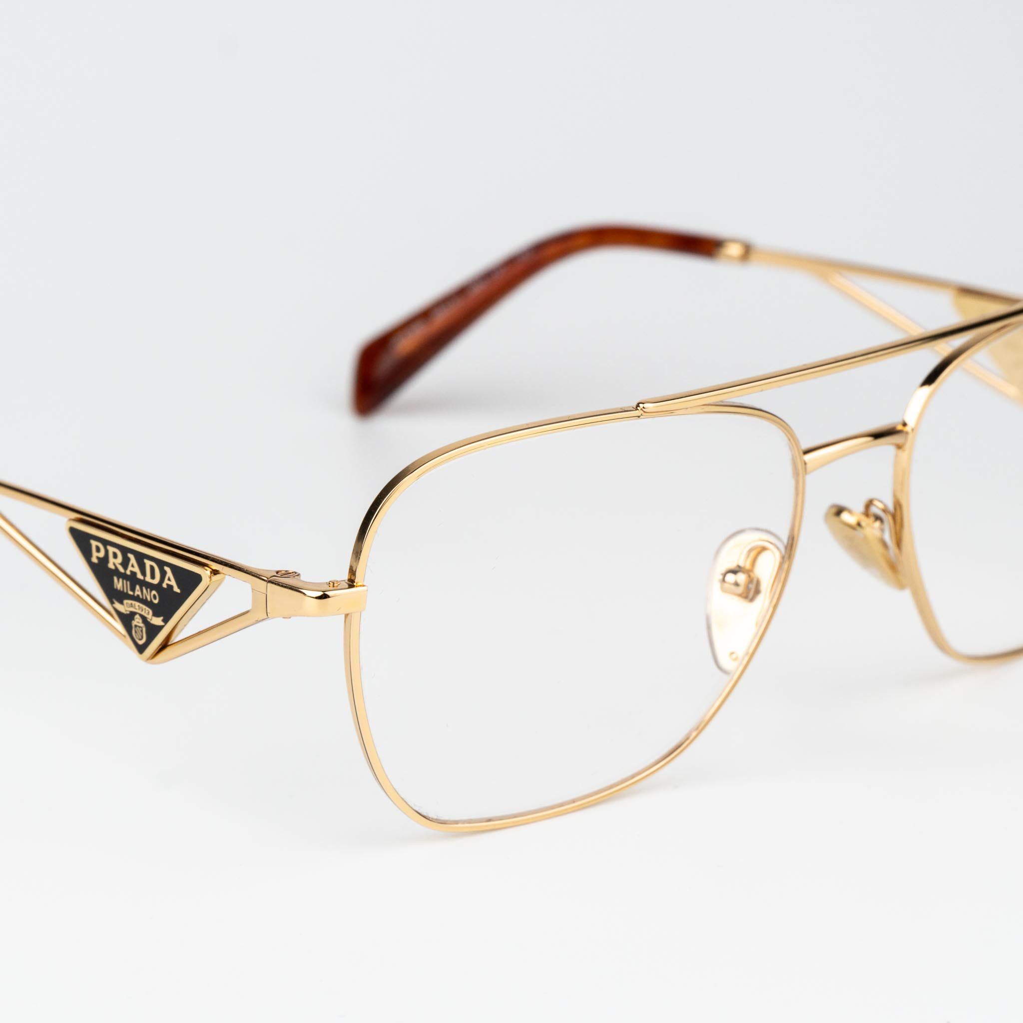 Prada Prada Women Eyeglasses Rectangle PRB50V 5AK1O1 NEW AUTHENTIC Size ONE SIZE - 5 Thumbnail