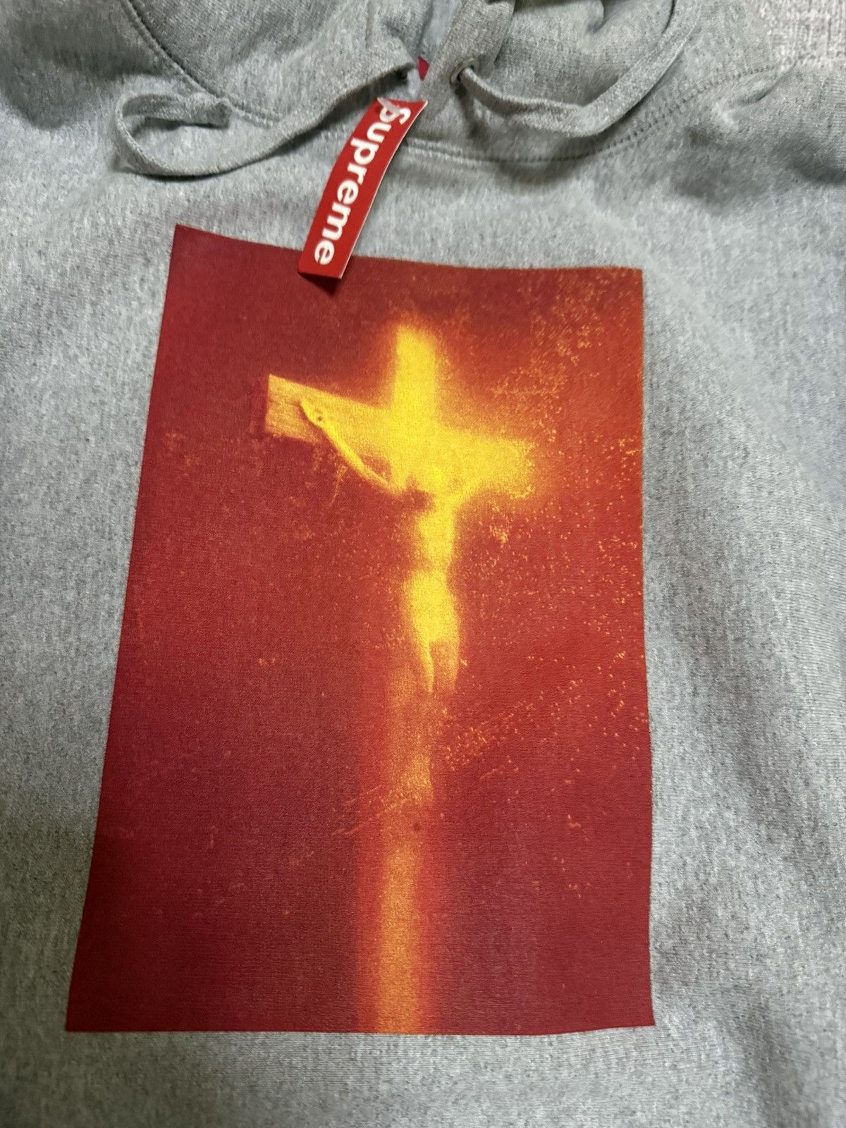 Supreme Supreme piss Christ hooded sweatershirt hoodie Size US M / EU 48-50 / 2 - 2 Thumbnail