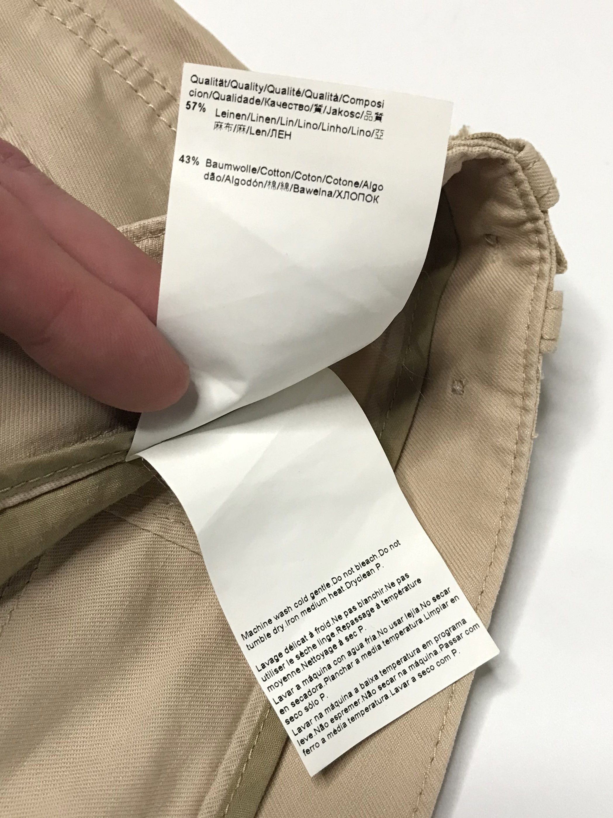 Hugo Boss Hugo Boss Mens Trousers Linen Comfort Fit Sz 46 Size US 30 / EU 46 - 8 Thumbnail