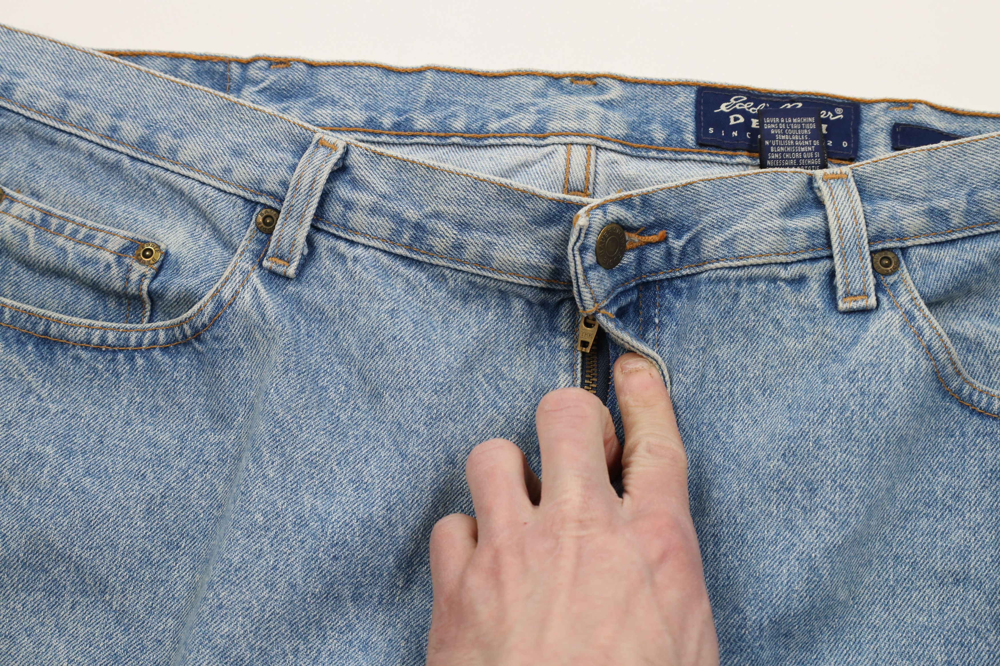 Eddie Bauer Vintage 90s Eddie Bauer Classic Fit Straight Leg Denim Jeans Size US 42 / EU 58 - 9 Thumbnail