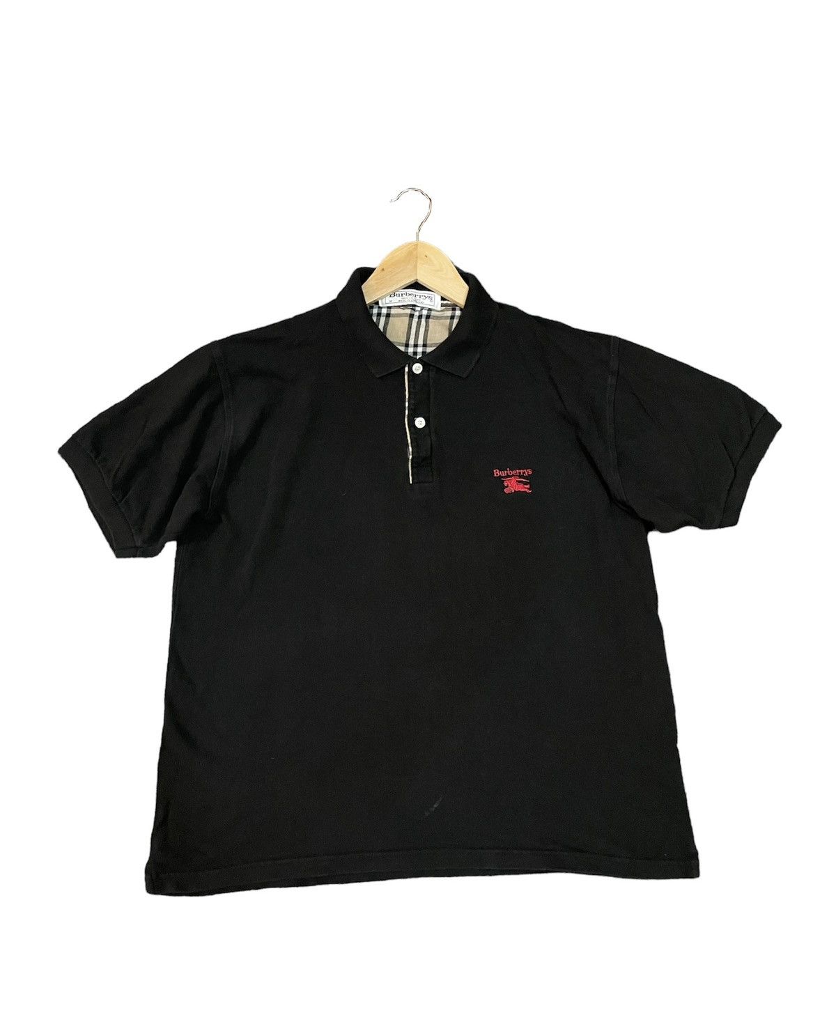 Burberry Vintage Burberry Polo Tee Size US M / EU 48-50 / 2 - 1 Thumbnail