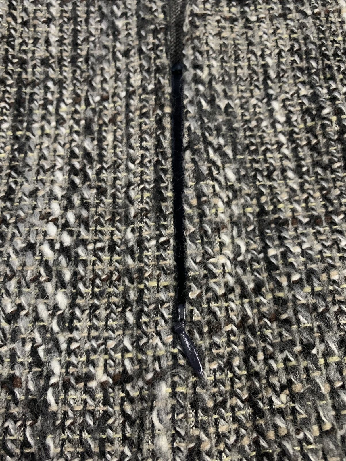 Max Mara Vintage ‘S Max Mara Wool Alpaca Blend Woven Yarn Mini Skirt Size 28" / US 6 / IT 42 - 8 Thumbnail