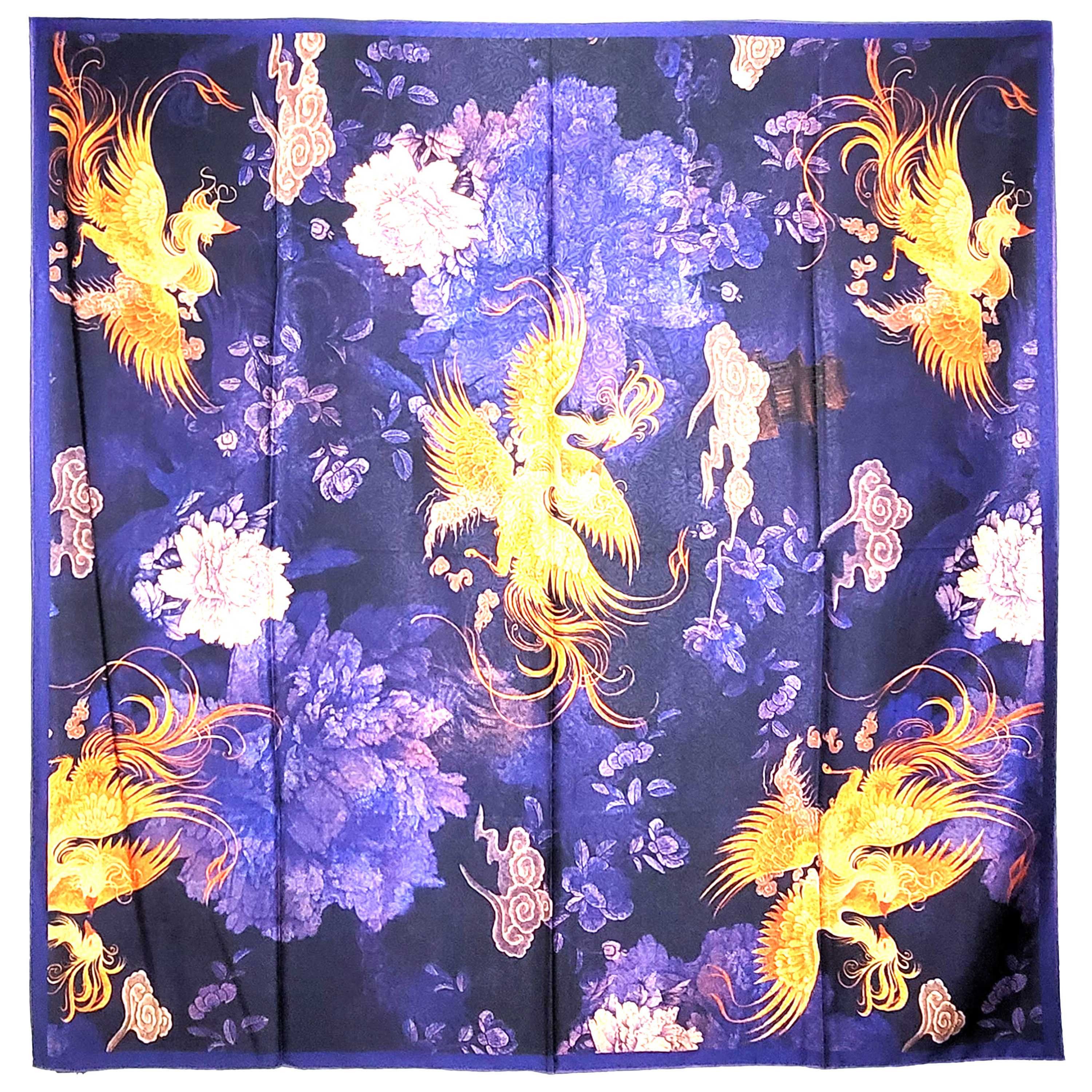 Other NWT Double Sided Silk Scarf 52"x52" Large Square Wrap 3204 Size ONE SIZE - 2 Thumbnail