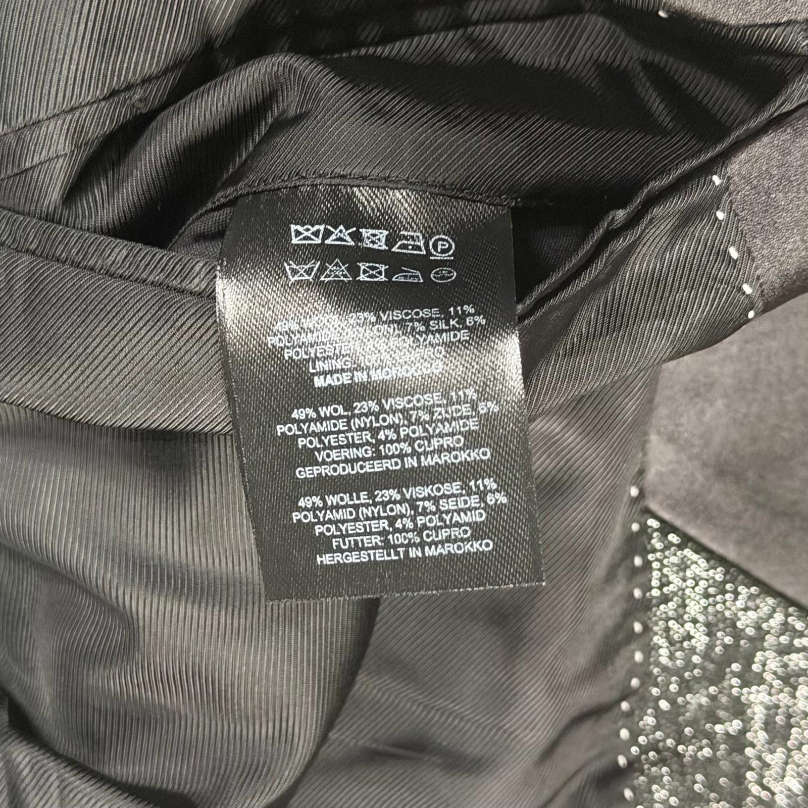 Dries Van Noten Dries Van Noten Glitter Tuxedo Suit Size 48R - 9 Thumbnail