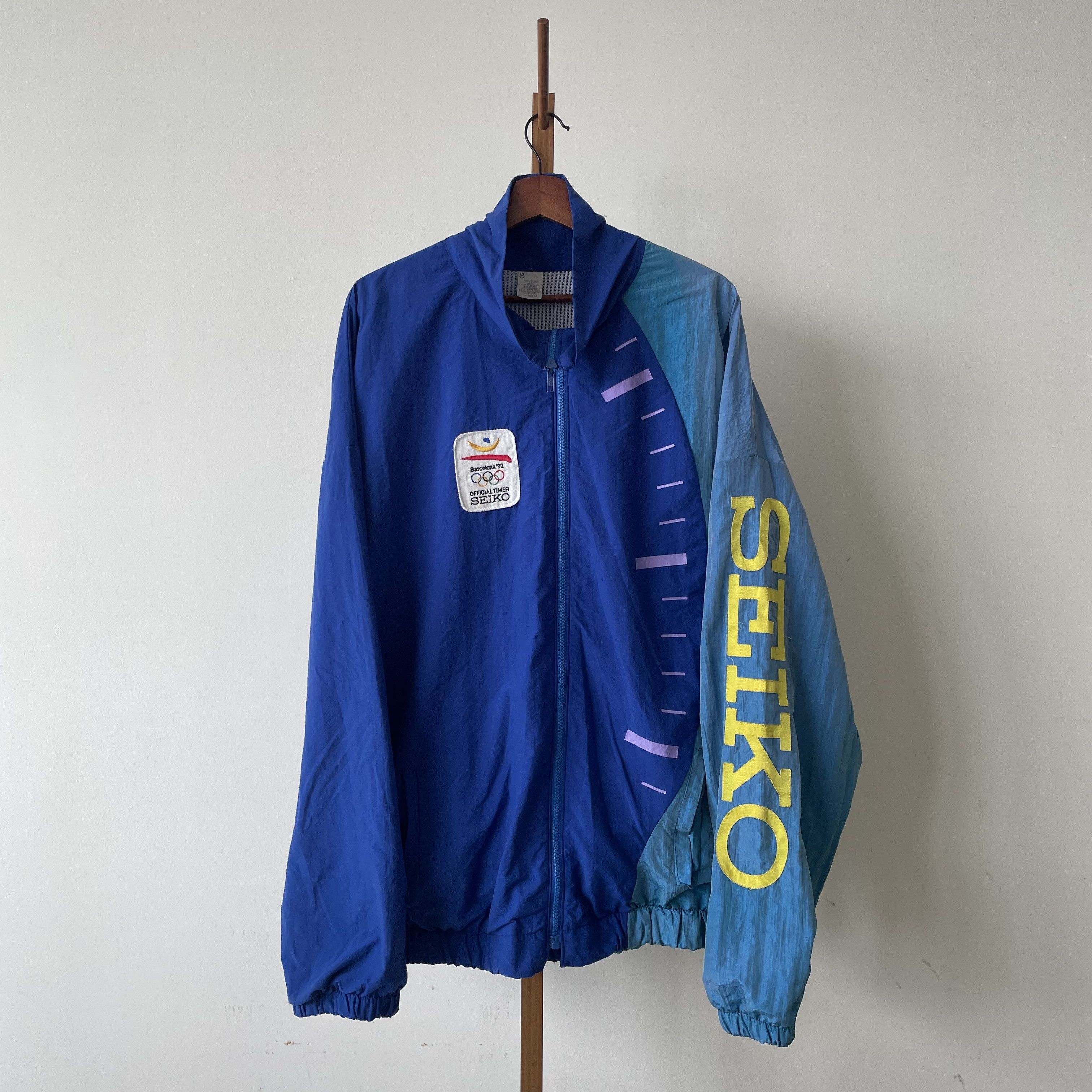 Seiko Vintage Seiko Barcelona 1992 Olympic Track Jacket Size US XL / EU 56 / 4 - 1 Thumbnail