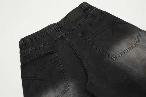 VIBE Men's washed distressed Machete cargo jeans Size US 32 / EU 48 - 5 Thumbnail