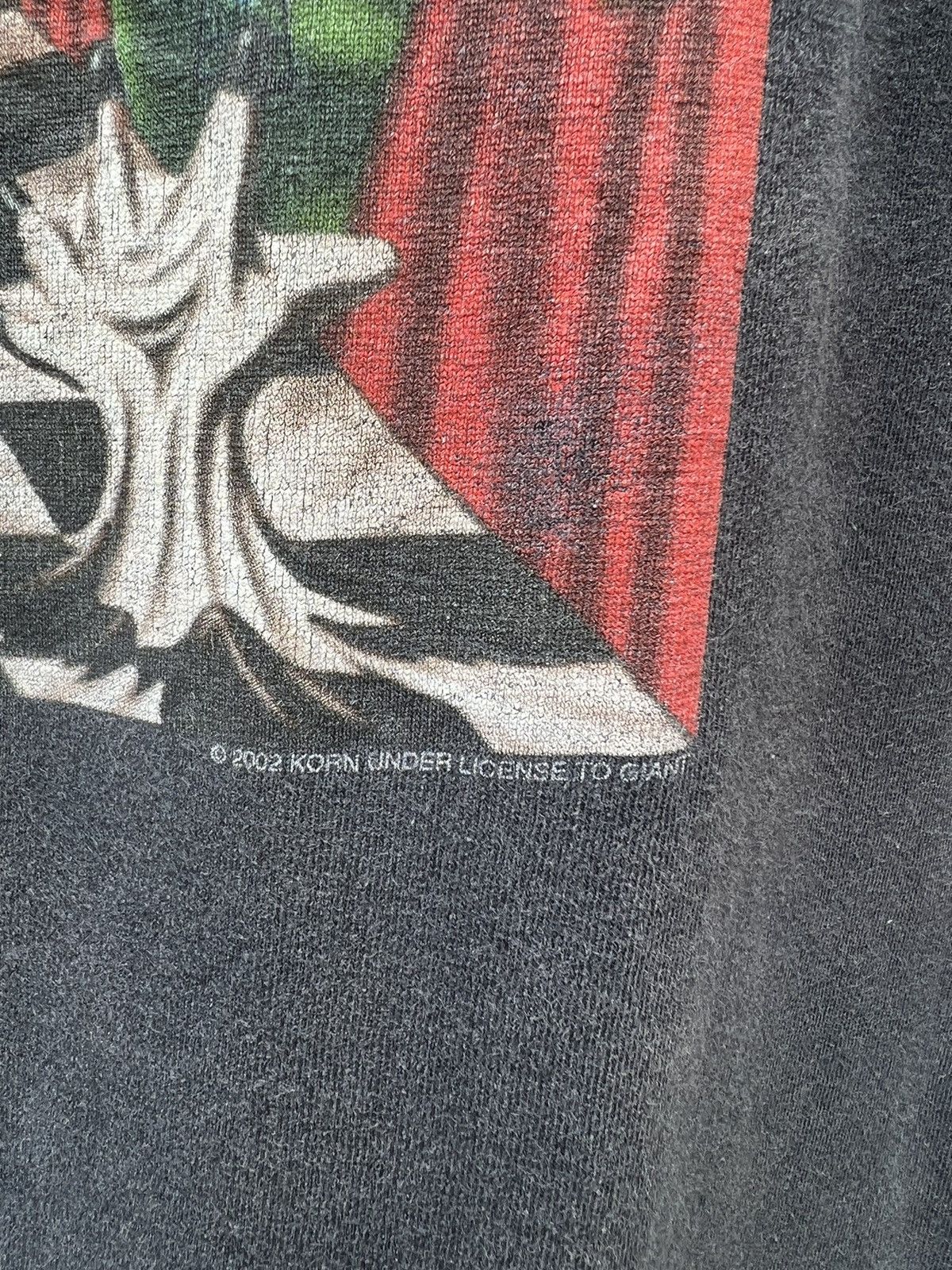 Band Tees Vintage 2002 KORN Untouchables Sun Faded Black Band t shirt Size US XL / EU 56 / 4 - 10 Thumbnail