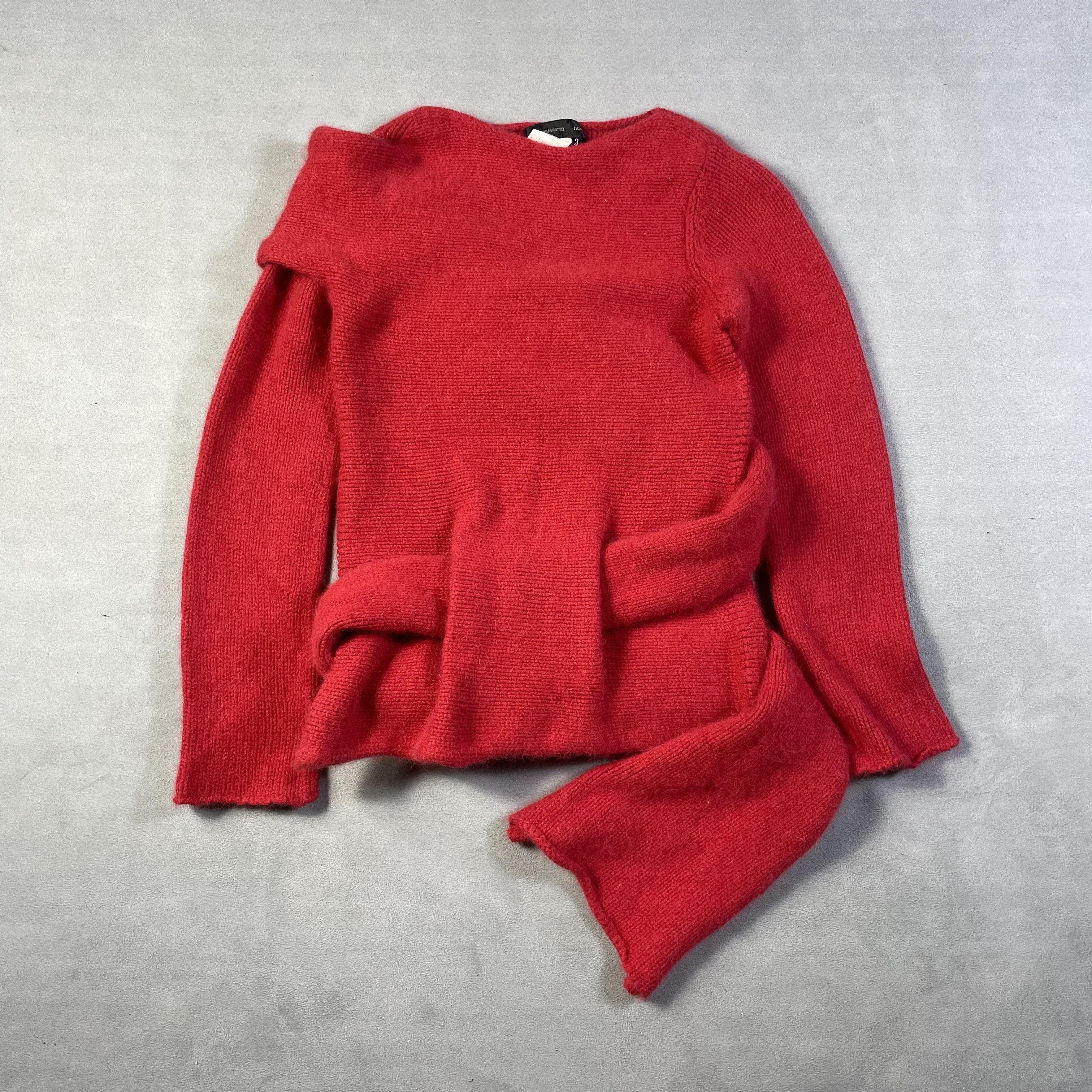 Yohji Yamamoto YOHJI YAMAMOTO +NOIR WOOL LONGSLEEVE Size S / US 4 / IT 40 - 2 Thumbnail