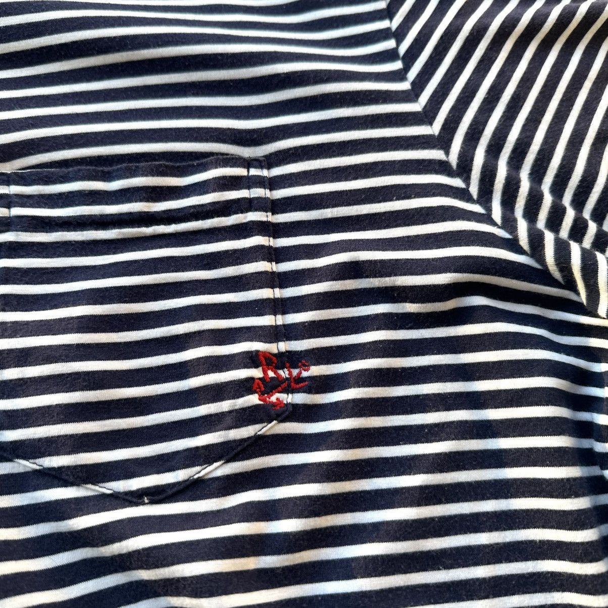 Polo Ralph Lauren Vintage Ralph Lauren Polo Shirt Striped XL Anchor Logo 90s Size US XL / EU 56 / 4 - 2 Thumbnail