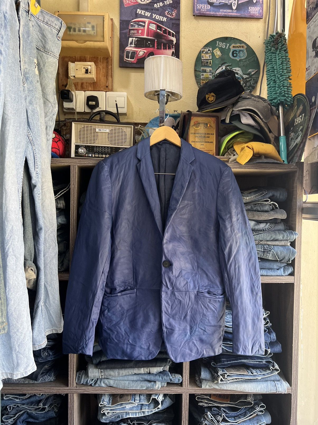Calvin Klein 🔥Blue Calvin Klein Blazer Size 38R - 1 Thumbnail