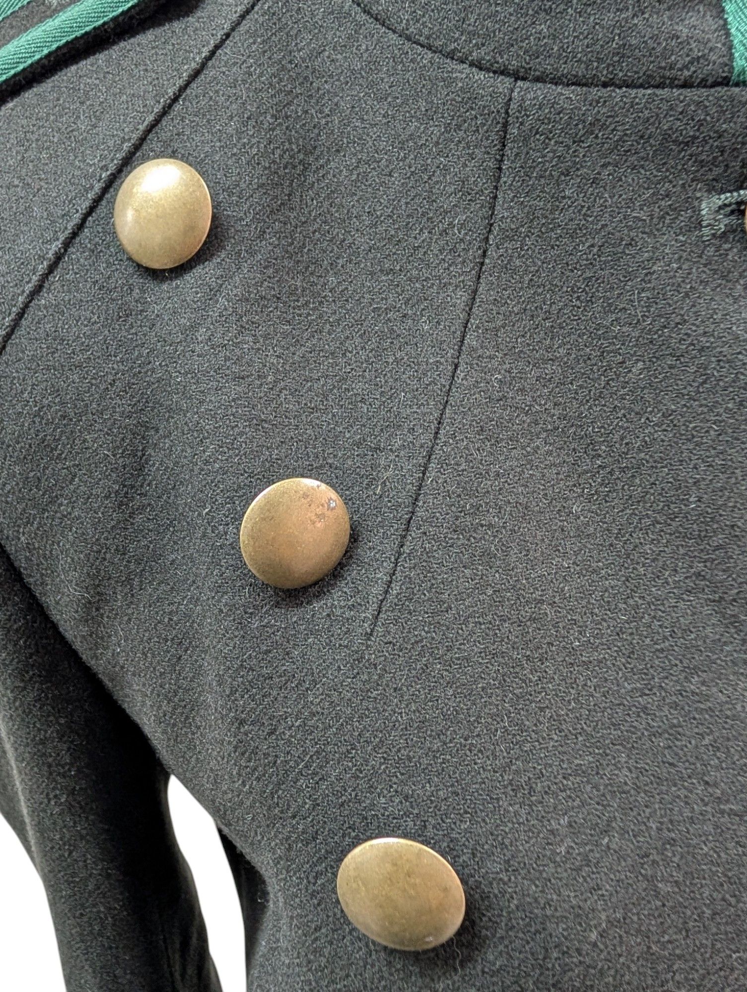 Alexander McQueen Army Green Wool Military Style Tailcoat Size M / US 6-8 / IT 42-44 - 6 Thumbnail