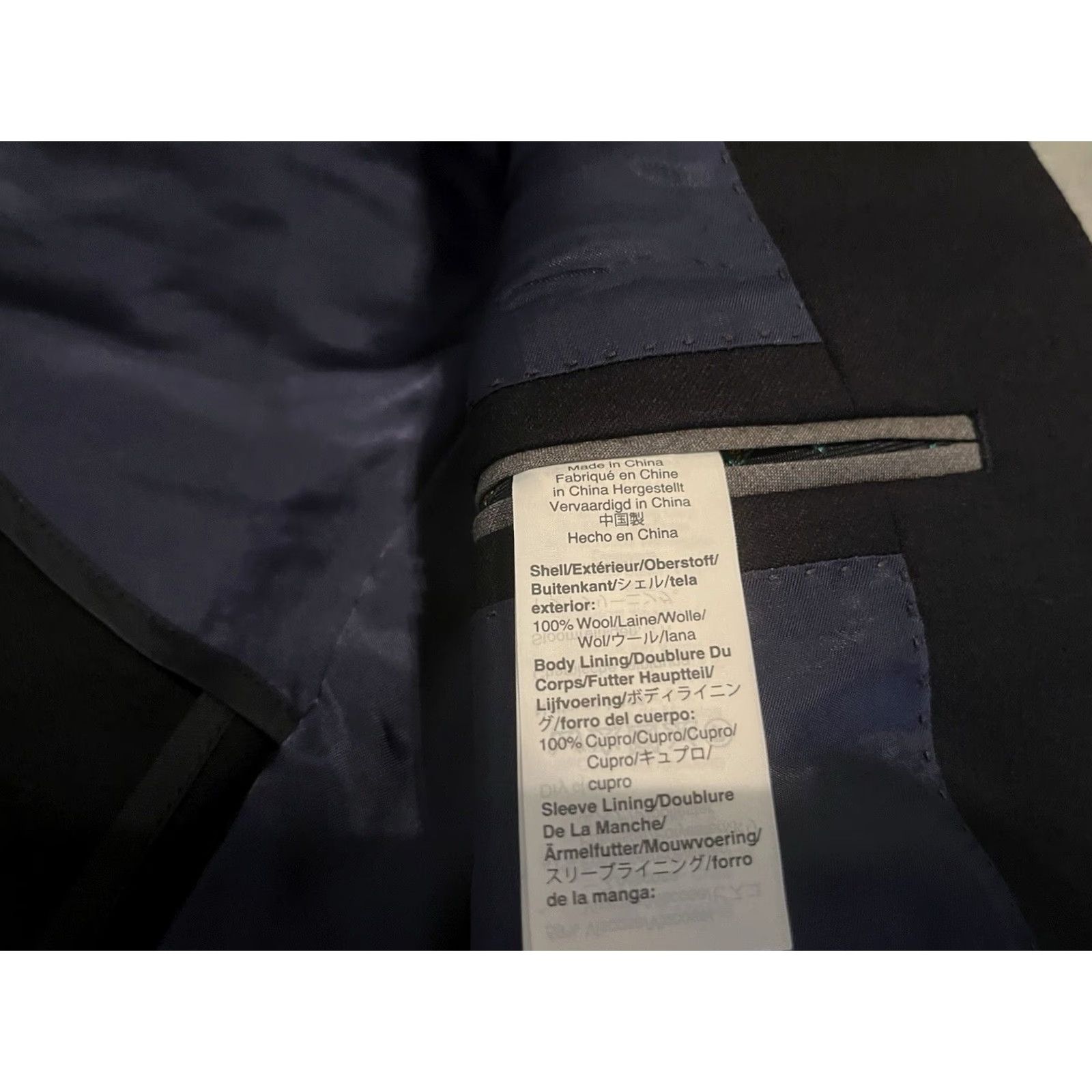 J.Crew J.CREW Blazer 36R Wool Navy Vitale Barberis Canonico Slim Regular Jacket Coat Blazer 2 Button Men Size 36R - 5 Thumbnail