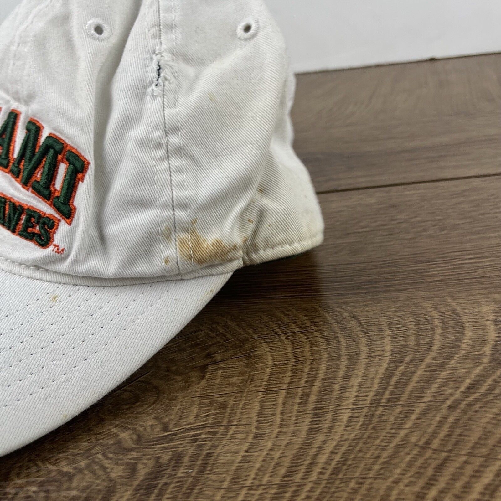 Other Miami Hurricanes Hat Adjustable Hat White Adjustable Hat Whi Size ONE SIZE - 8 Thumbnail