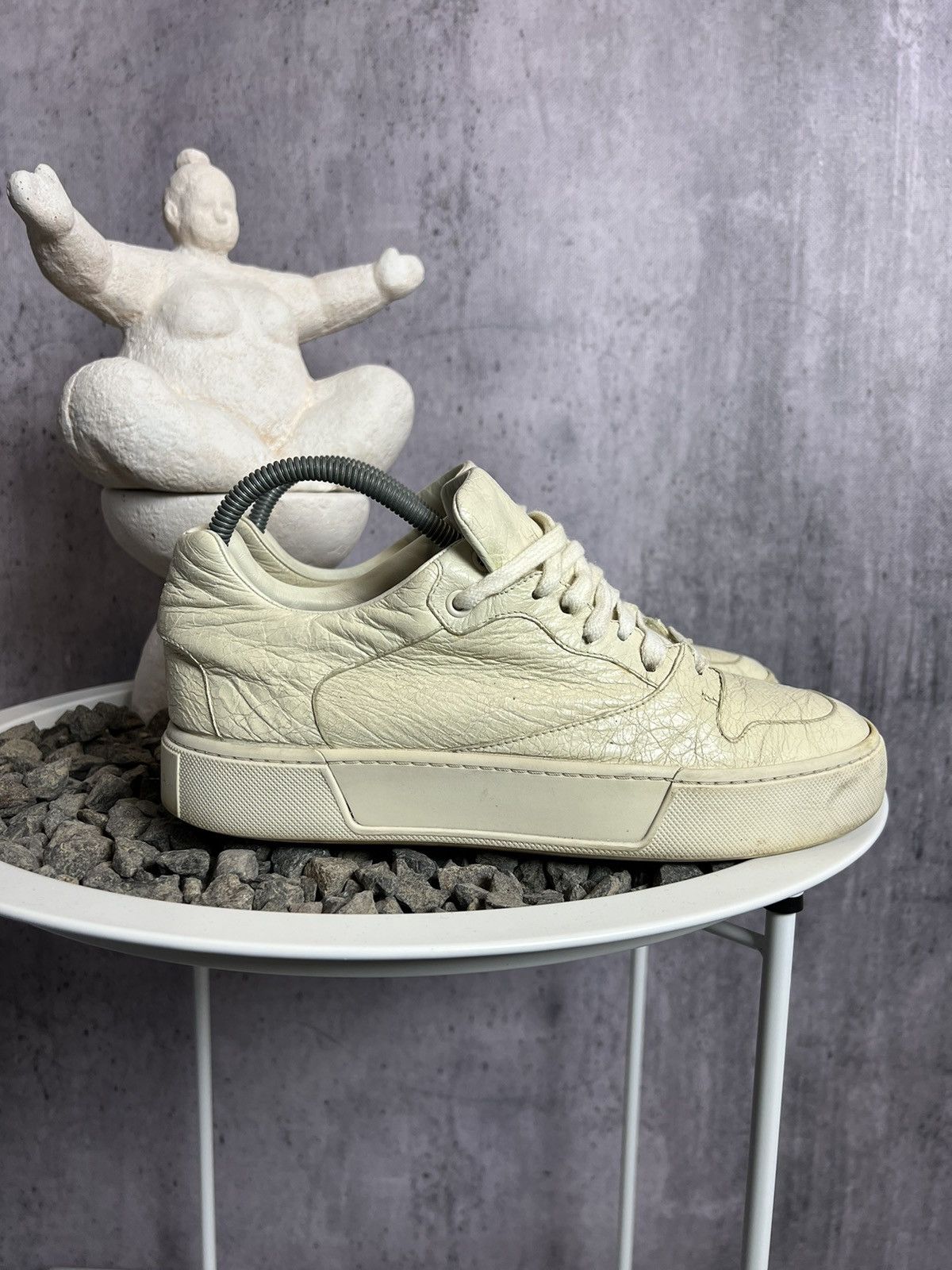 Balenciaga Balenciaga arena low leather sneakers Size US 7 / EU 40 - 1 Thumbnail