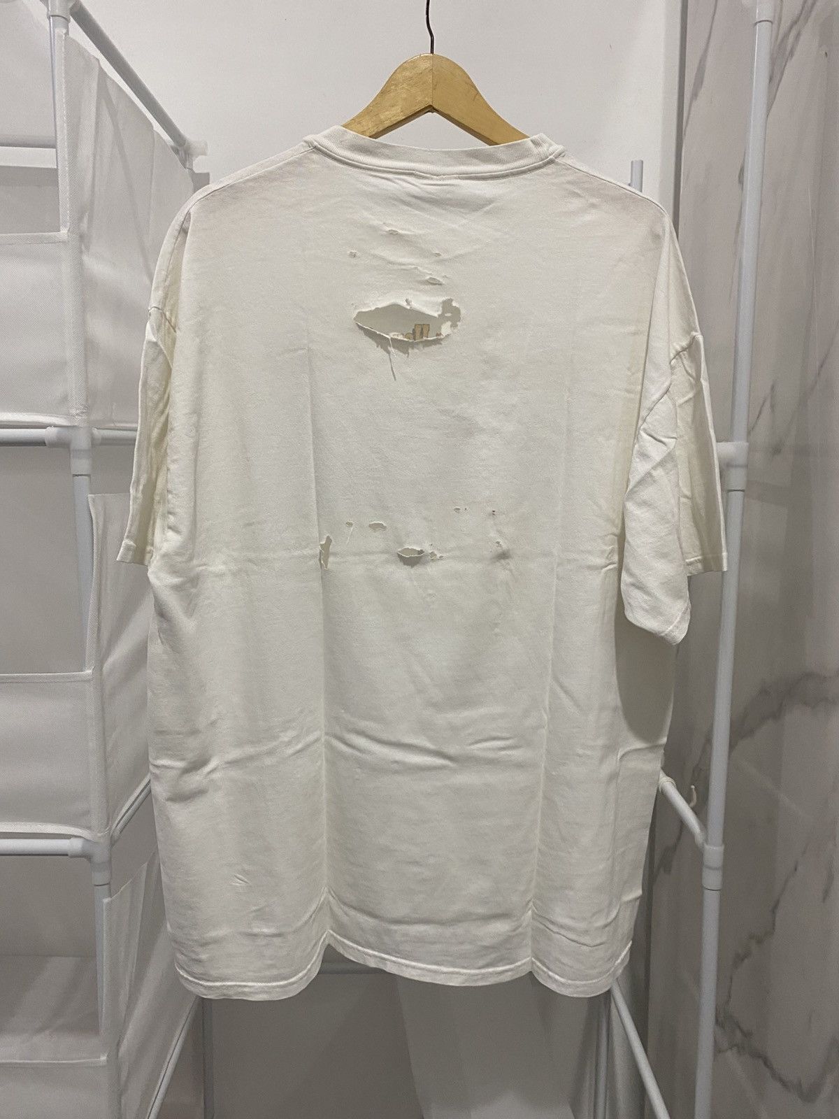 Vintage Vintage Quote Parody Tee Distressed Size US XL / EU 56 / 4 - 3 Thumbnail
