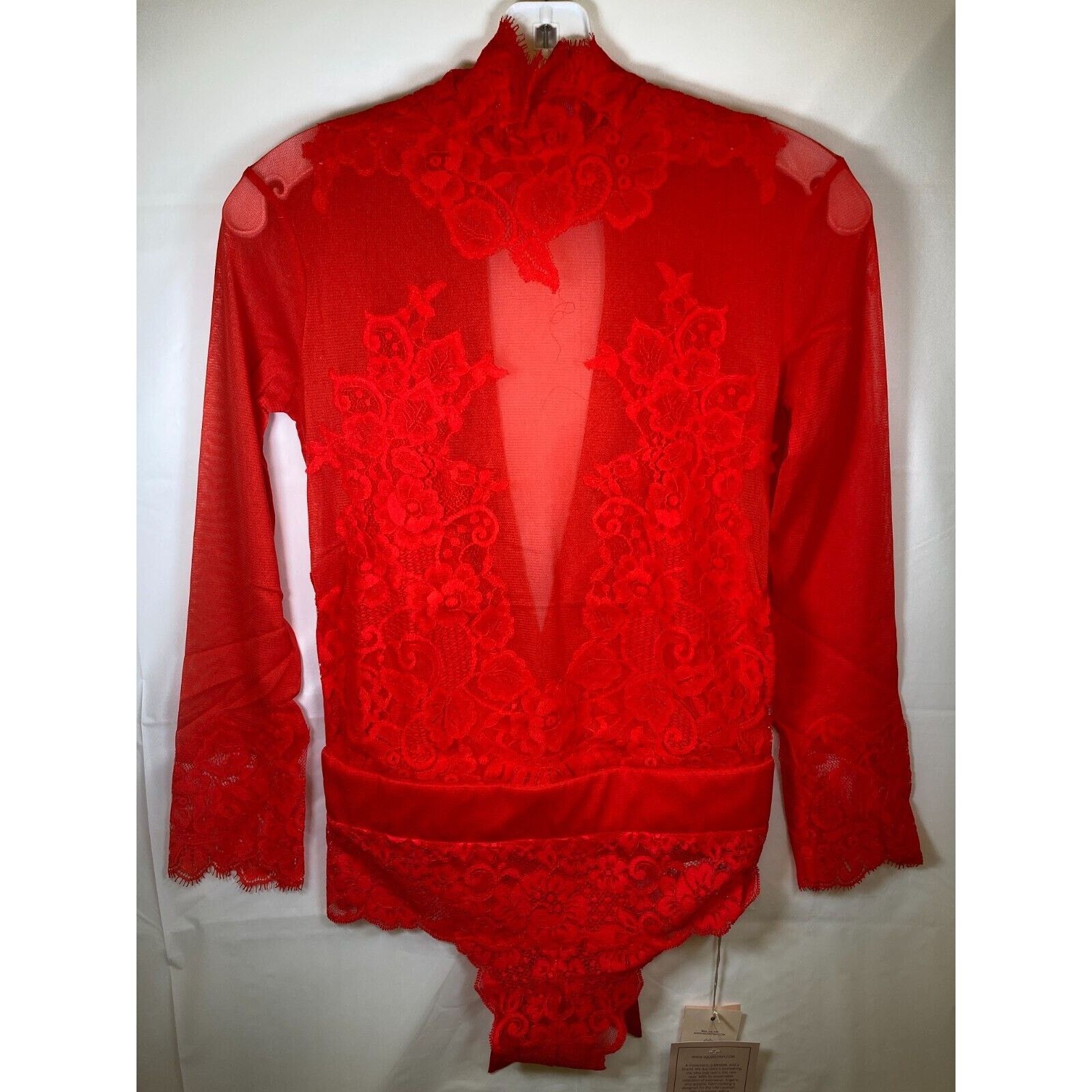 Free People FREE PEOPLE Take HAH Bow Lingerie 1Piece Blood Orange Small Size S / US 4 / IT 40 - 2 Thumbnail