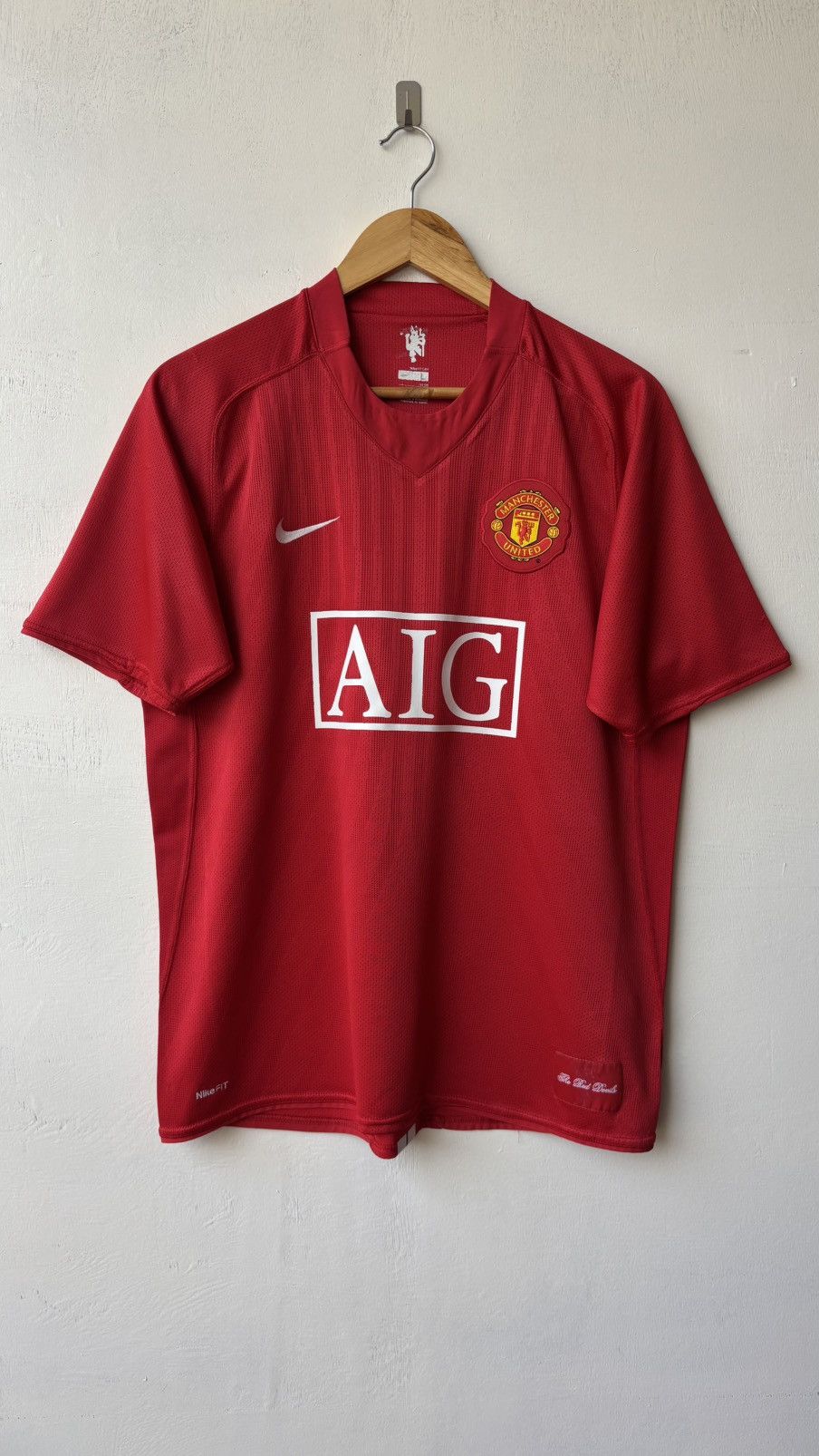 Nike Manchester United 07/08 Home ( Cristiano Ronaldo CR7 ) Size US L / EU 52-54 / 3 - 1 Thumbnail