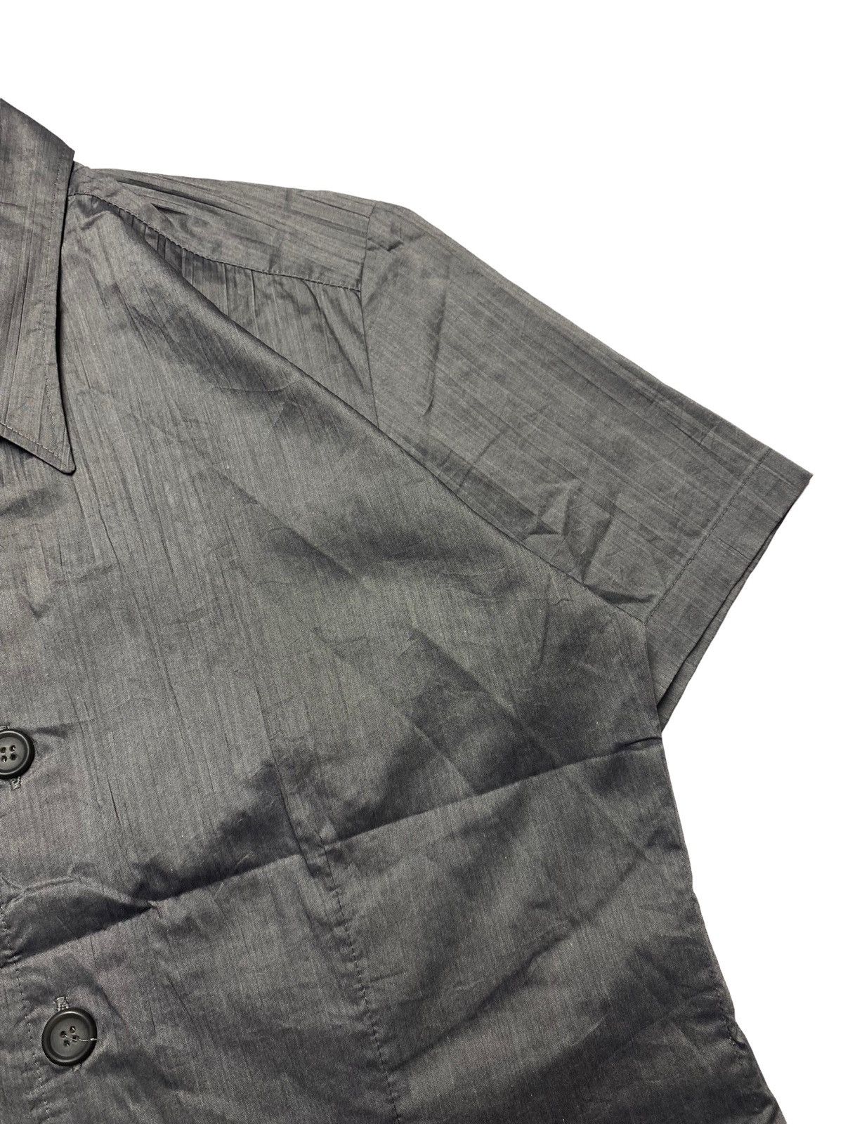 If Six Was Nine × Le Grande Bleu (L.G.B.) × Tornado Mart 2000s Tornado Mart - Pleats Short Sleeve Button Size US M / EU 48-50 / 2 - 3 Thumbnail