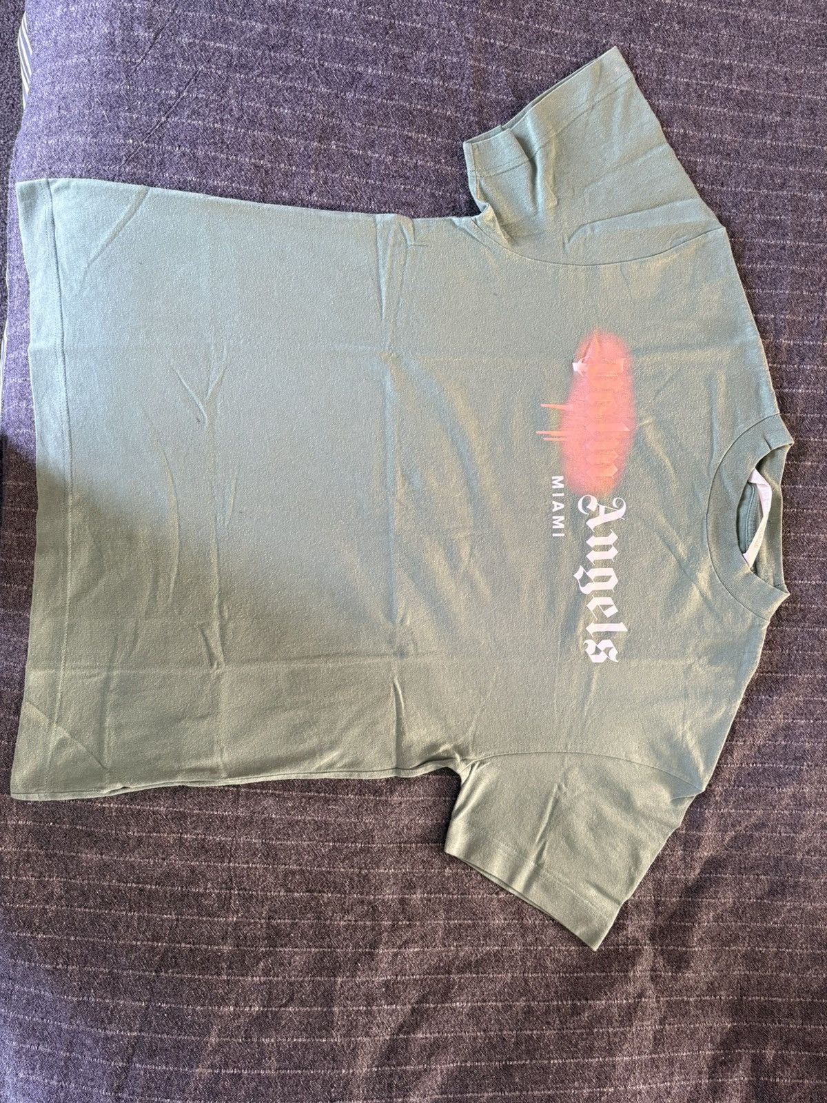 Palm Angels Palm Angels Green T-Shirt – Size M – Excellent Condition Size US S / EU 44-46 / 1 - 2 Thumbnail