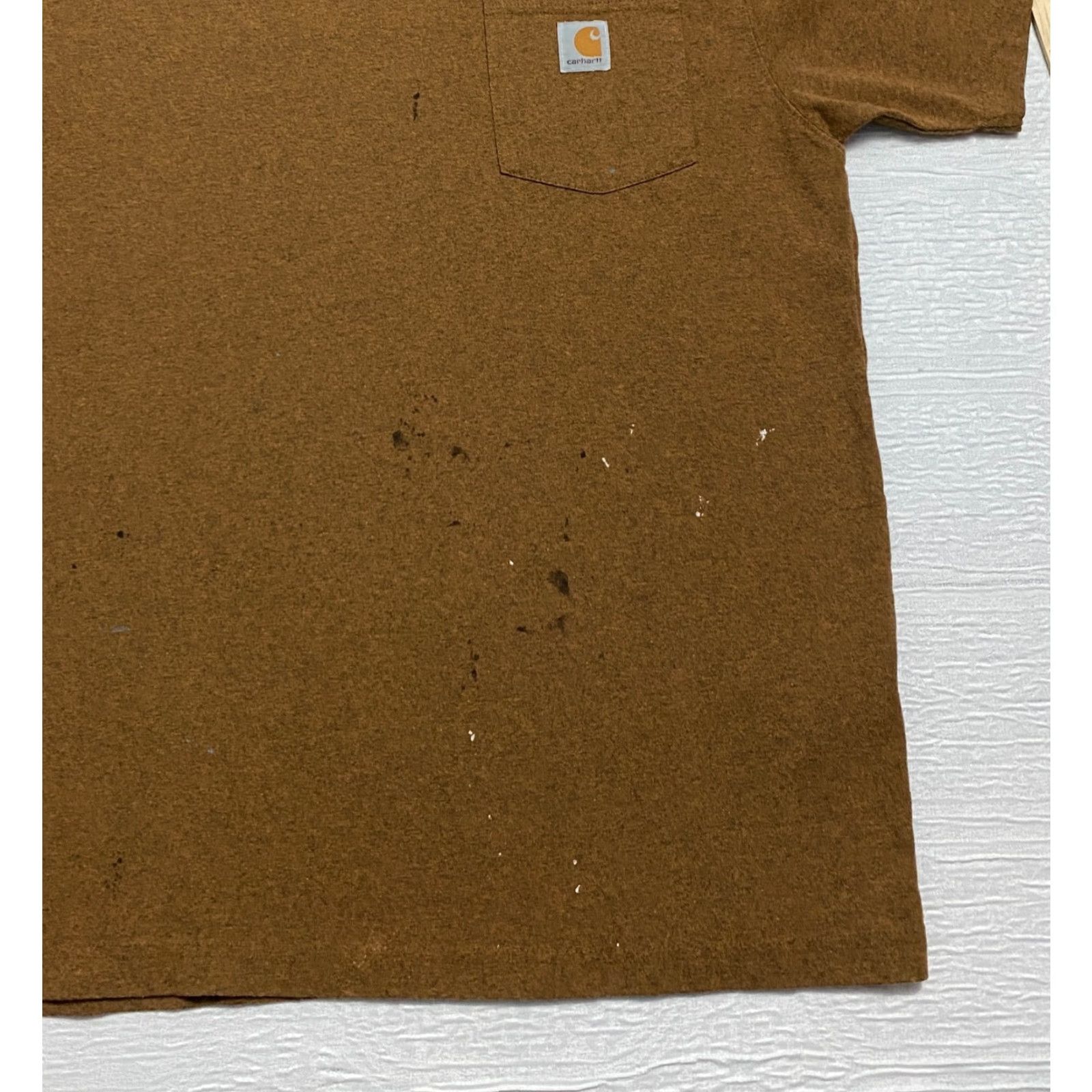 Carhartt VINTAGE Carhartt Loose Fit Pocket T Shirt Men's M Brown Short Sleeve Size US M / EU 48-50 / 2 - 2 Thumbnail