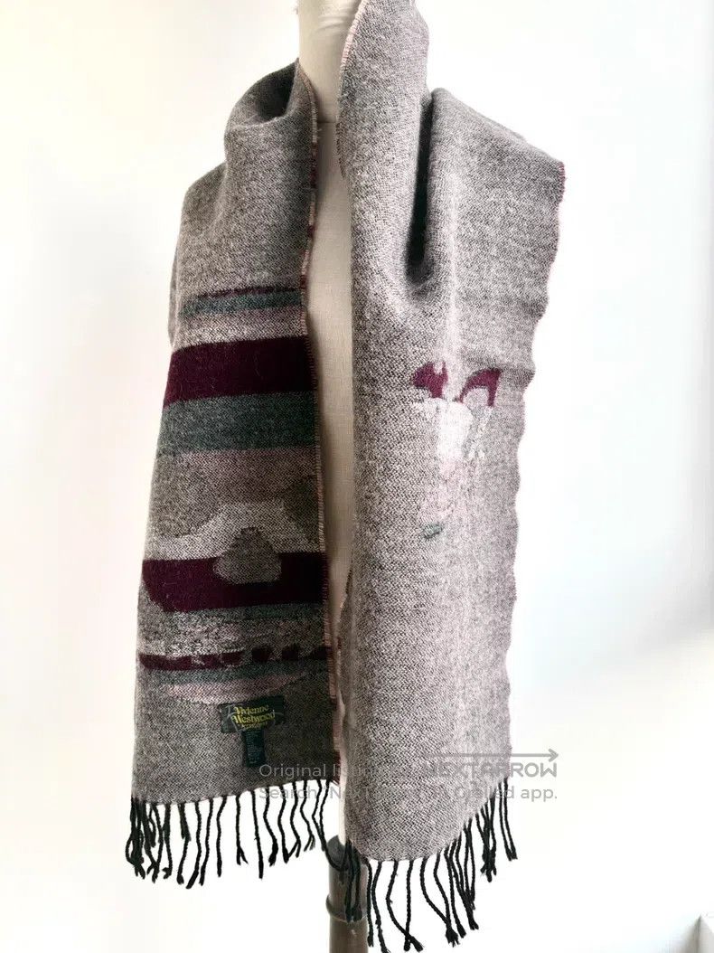 Vivienne Westwood Vivienne Westwood Vintage gray and red striped Saturn skul Size ONE SIZE - 4 Thumbnail