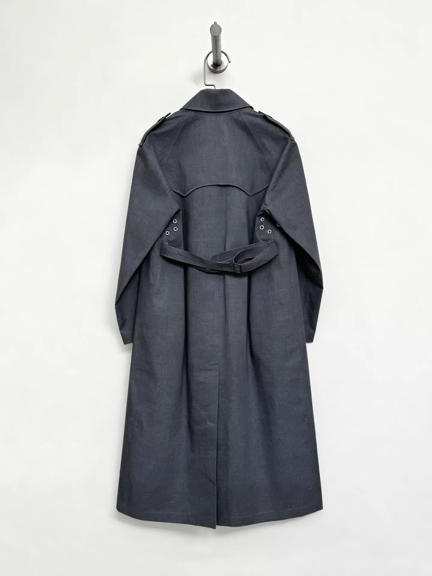 Maison Margiela Maison Margiela x Mackintosh 19AW Gray Trench Coat 36 Size XS / US 0-2 / IT 36-38 - 2 Thumbnail