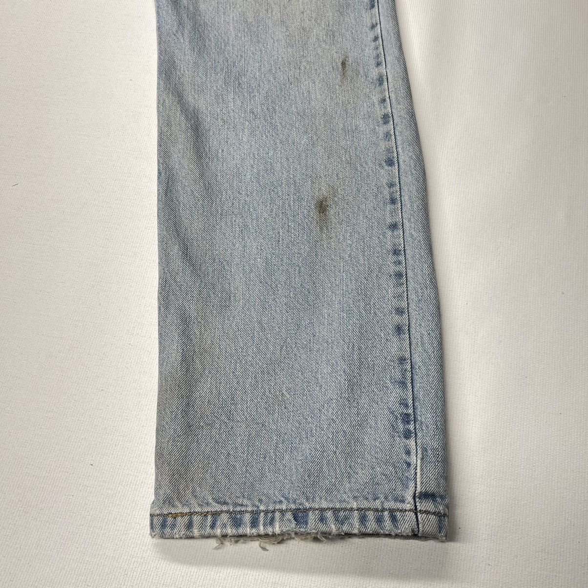 Levi's × Vintage Levis 505 Jeans Blue Straight Regular Fit Denim Y2K Size US 34 / EU 50 - 2 Thumbnail