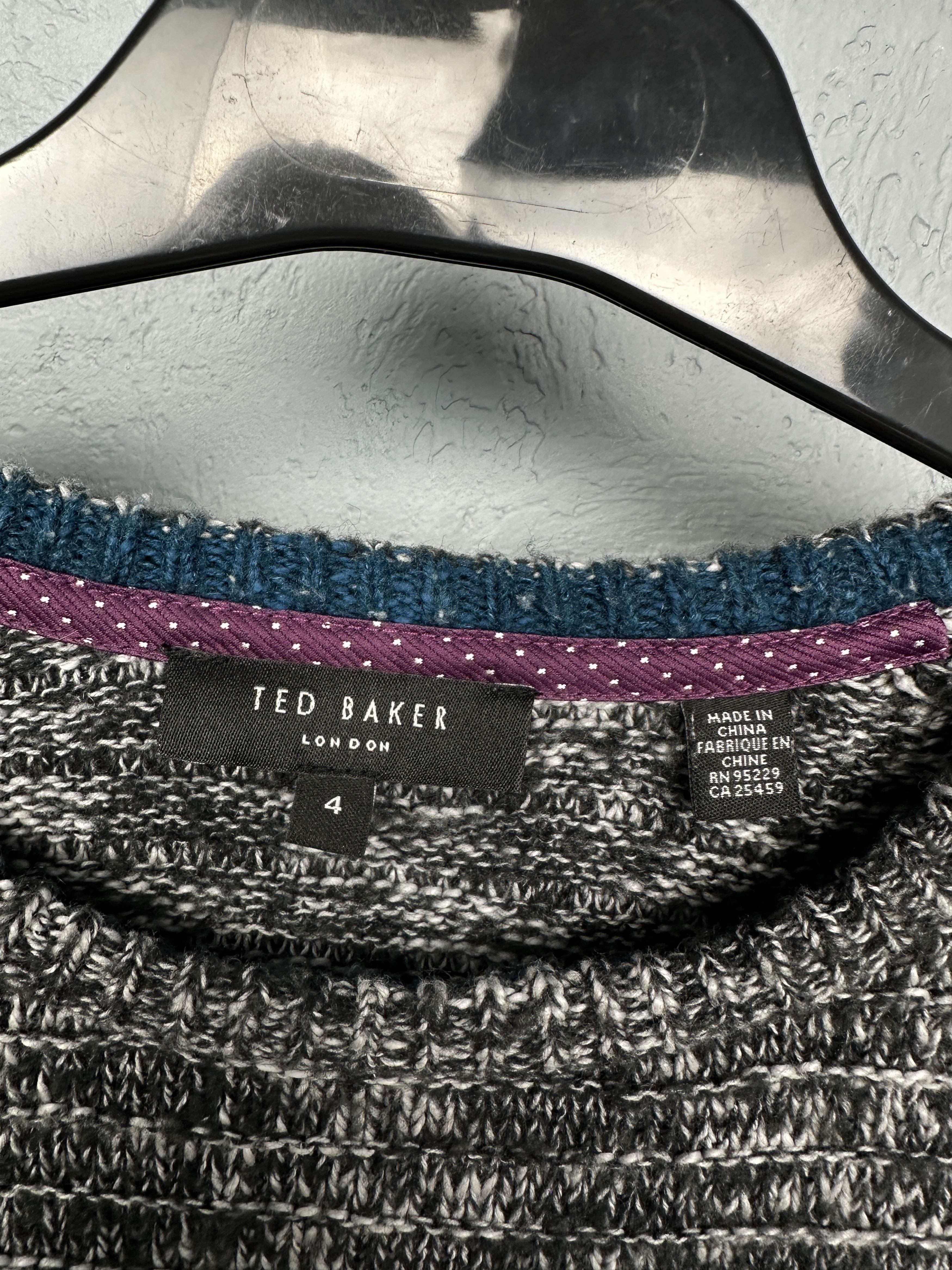 Ted Baker Ted Baker Mens Crew Neck Knit Sweater Size US M / EU 48-50 / 2 - 3 Thumbnail