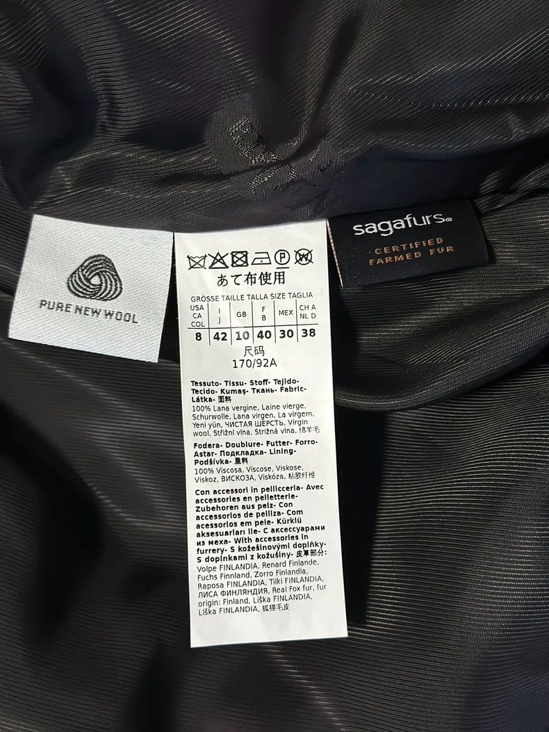 Max Mara Studio coat with fur collar