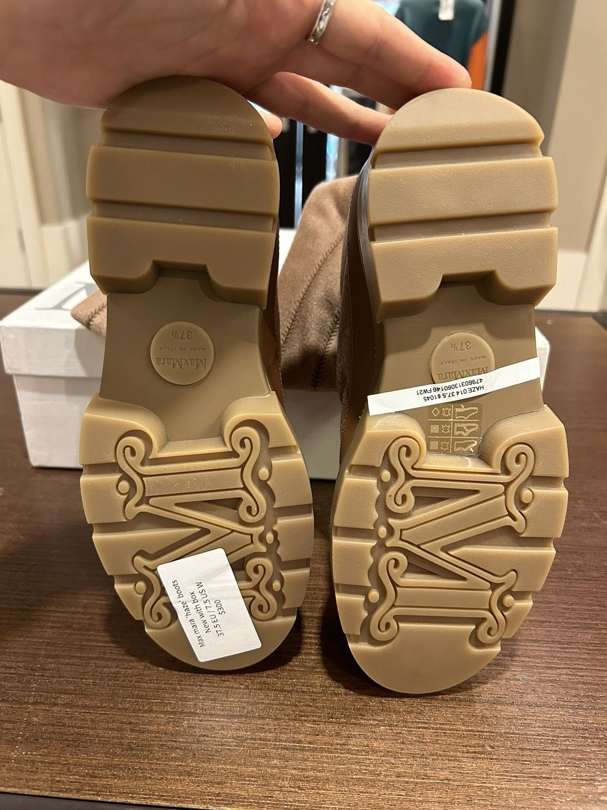Max Mara Max Mara ‘Haze’ Boots Size US 7.5 / IT 37.5 - 6 Thumbnail