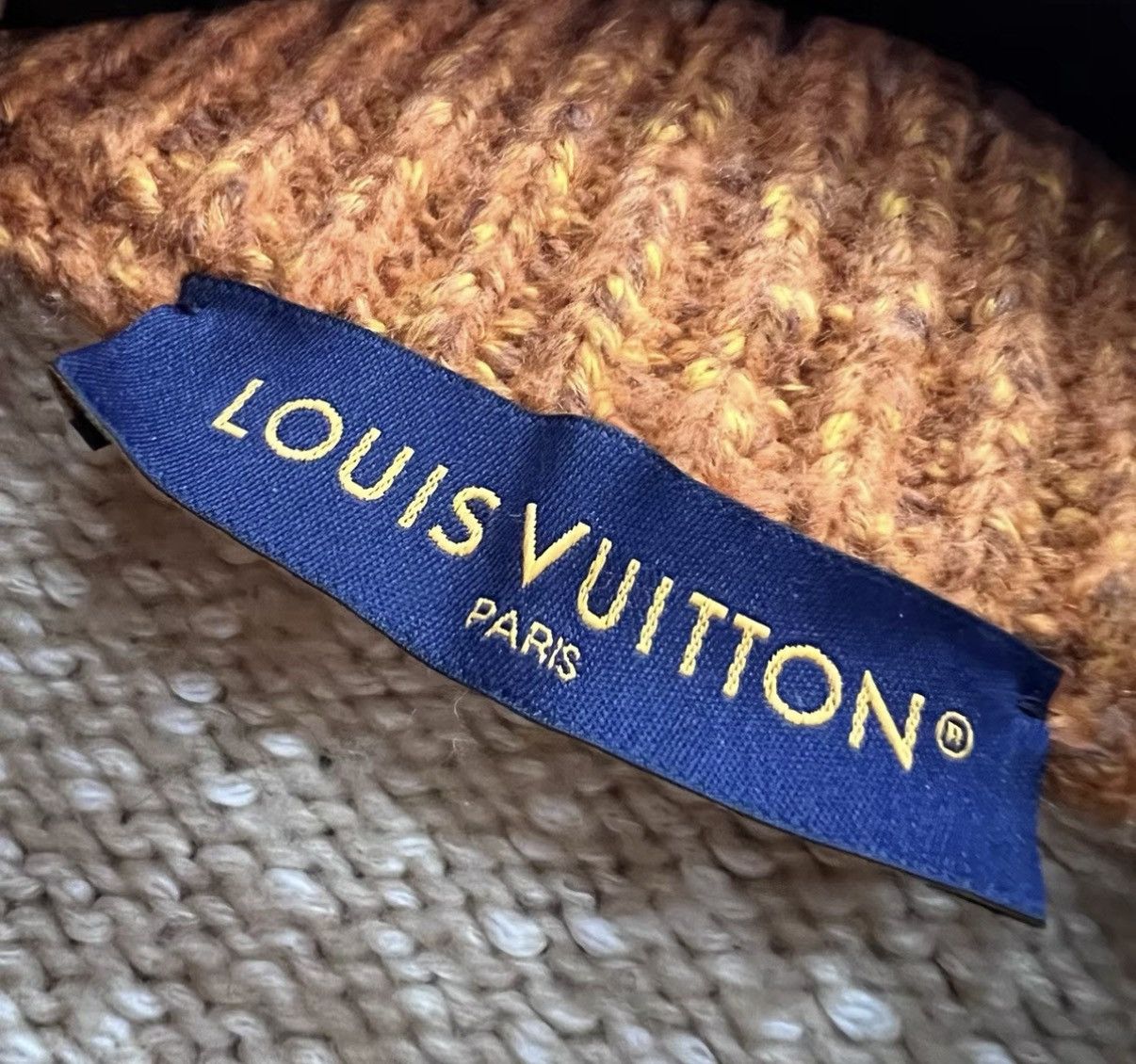 Louis Vuitton Louis Vuitton LV × Nigo 25 Intarsia Logo Knit Jacket J41 Size US L / EU 52-54 / 3 - 3 Thumbnail
