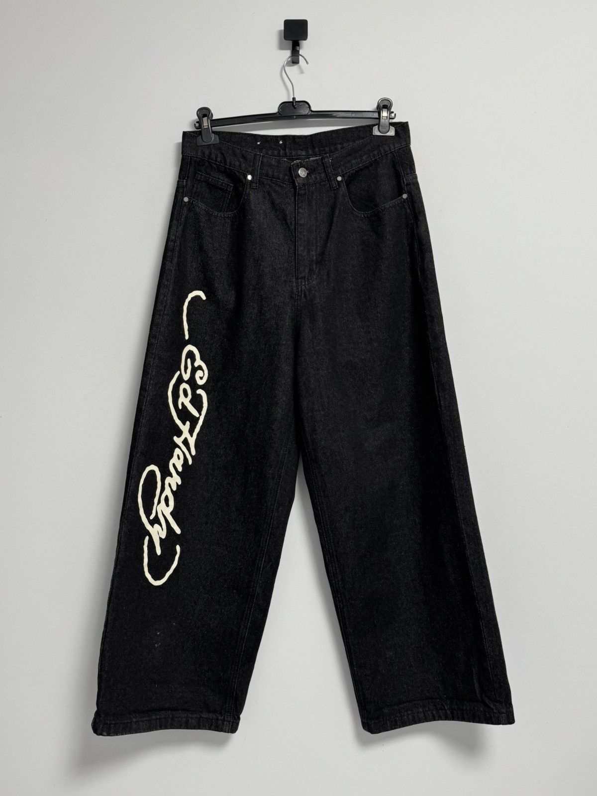 Ed Hardy Ed Hardy Black Denim Jeans Size 30 Embroidered Skull Snake Size US 30 / EU 46 - 8 Thumbnail
