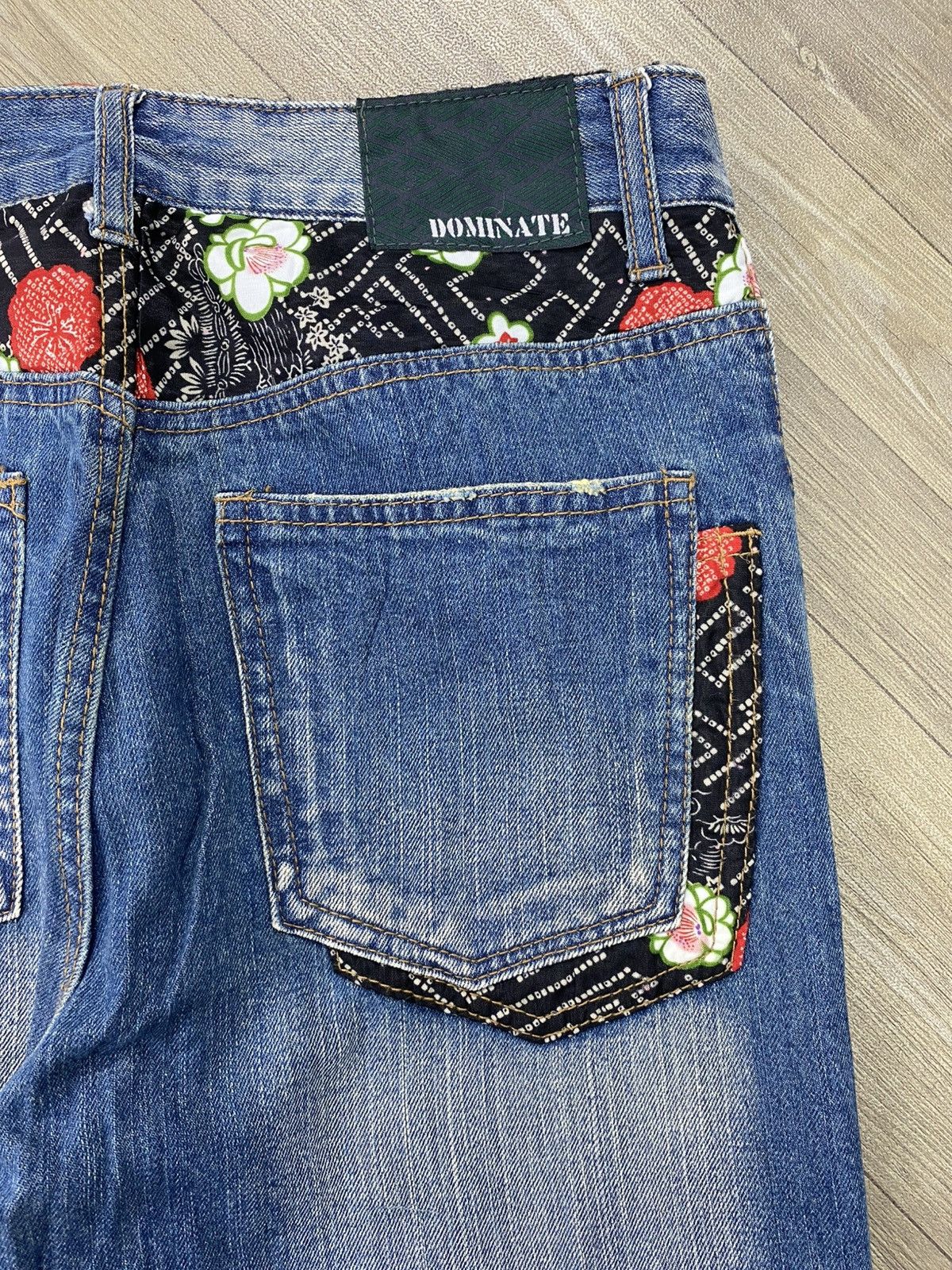 Karakuri Tamashii Dominate Karakuri Tamashii Koi Flowers Embroidery Jeans Y2K Size US 30 / EU 46 - 13 Thumbnail