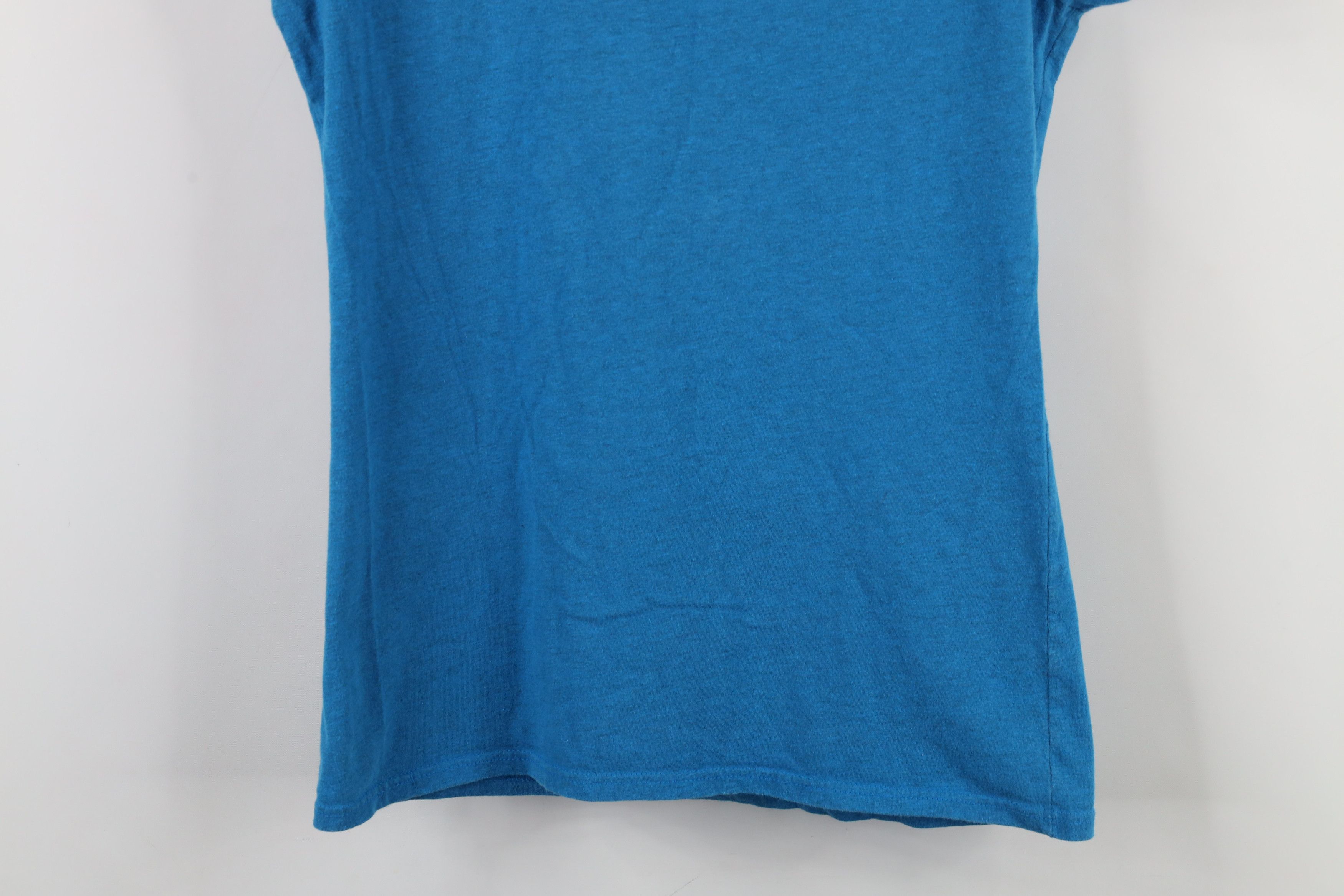 Harley Davidson × Vintage Y2K Harley Davidson Faded Spell Out Eagle Wings T-Shirt Blue Size L / US 10 / IT 46 - 12 Thumbnail
