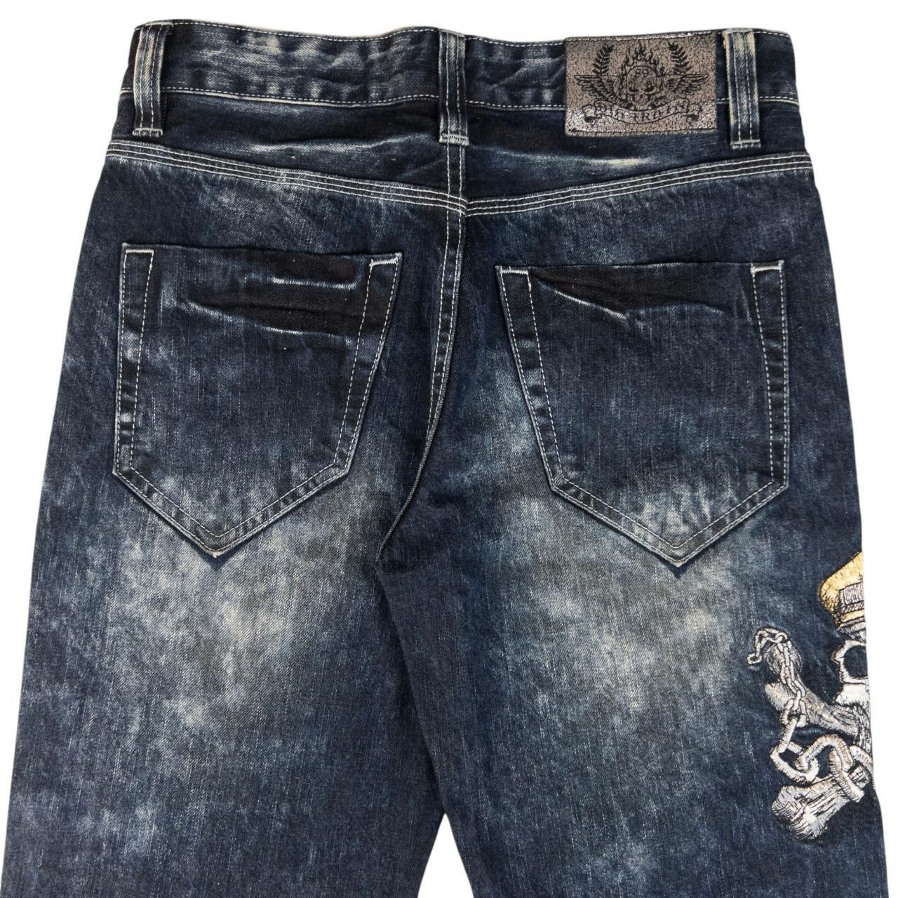 Other Big Train Skull Crossbones Japanese Denim Jeans Size W30 Size US 30 / EU 46 - 4 Thumbnail
