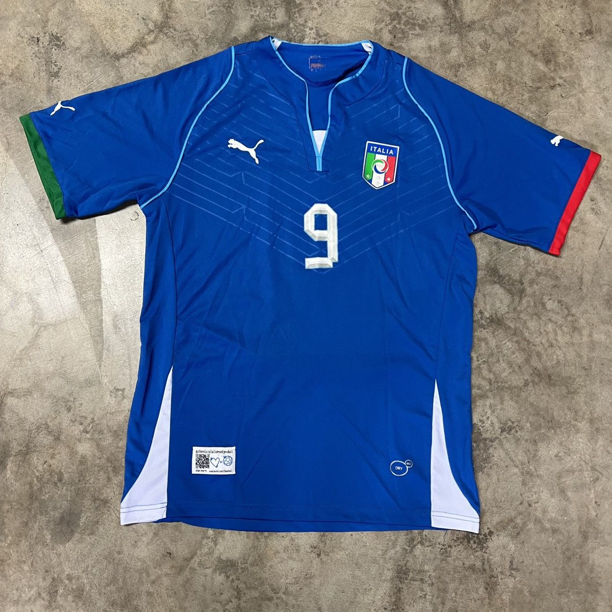 Puma FIFA Italia FIGC Mario Balotelli #9 Puma Soccer Jersey Size US L / EU 52-54 / 3 - 5 Thumbnail