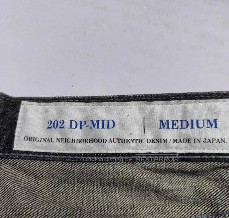 Neighborhood Neighborhood size M Fashionable Versatile Washed Denim Lon Size US 27 - 3 Thumbnail