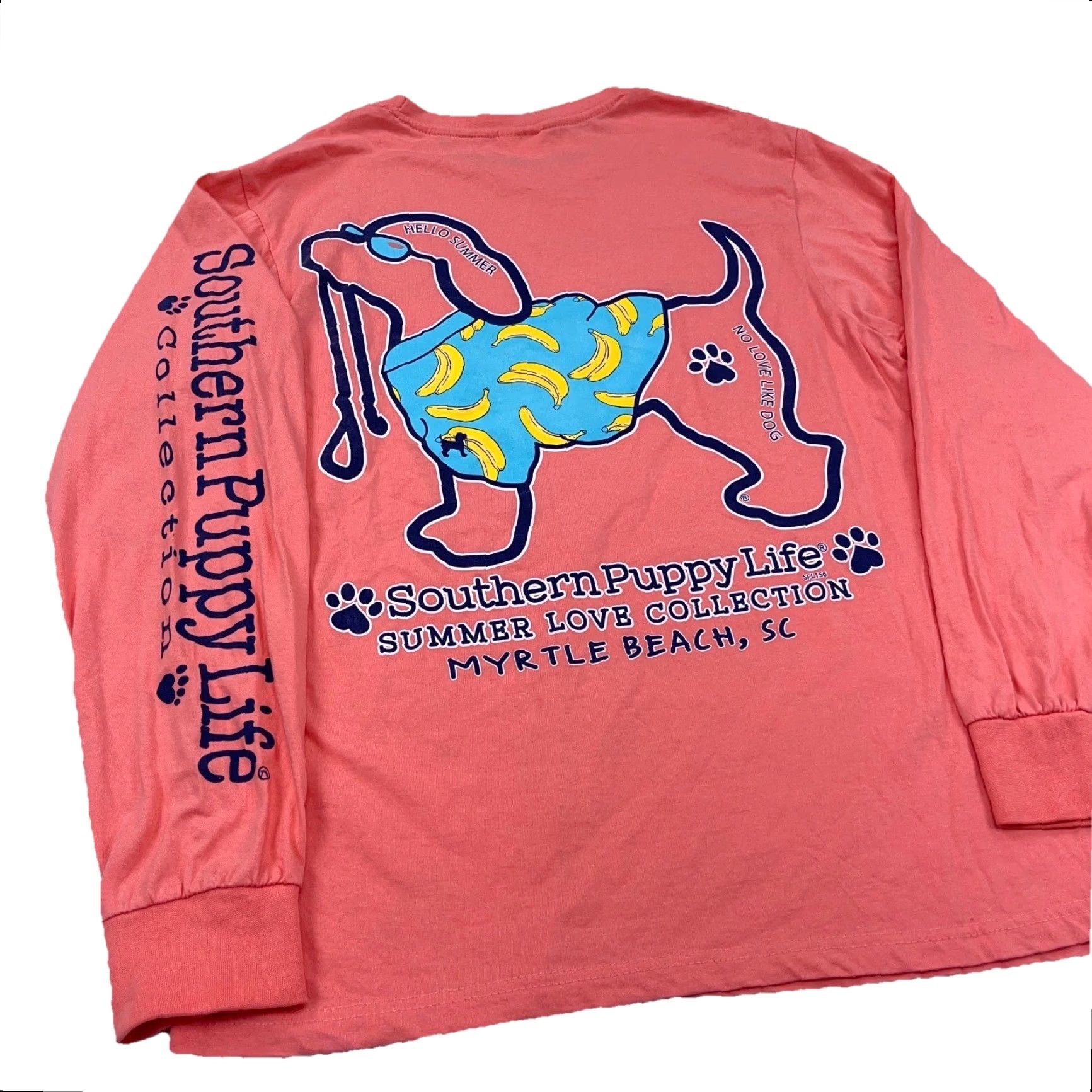 Pinko Spicy Tuna Shirt Women M Pink Tee Ladies Top Veterinarian Preppy Dog Nurse Crew Neck Long Sleeve Logo Tee Vintage No Size M / US 6-8 / IT 42-44 - 4 Thumbnail