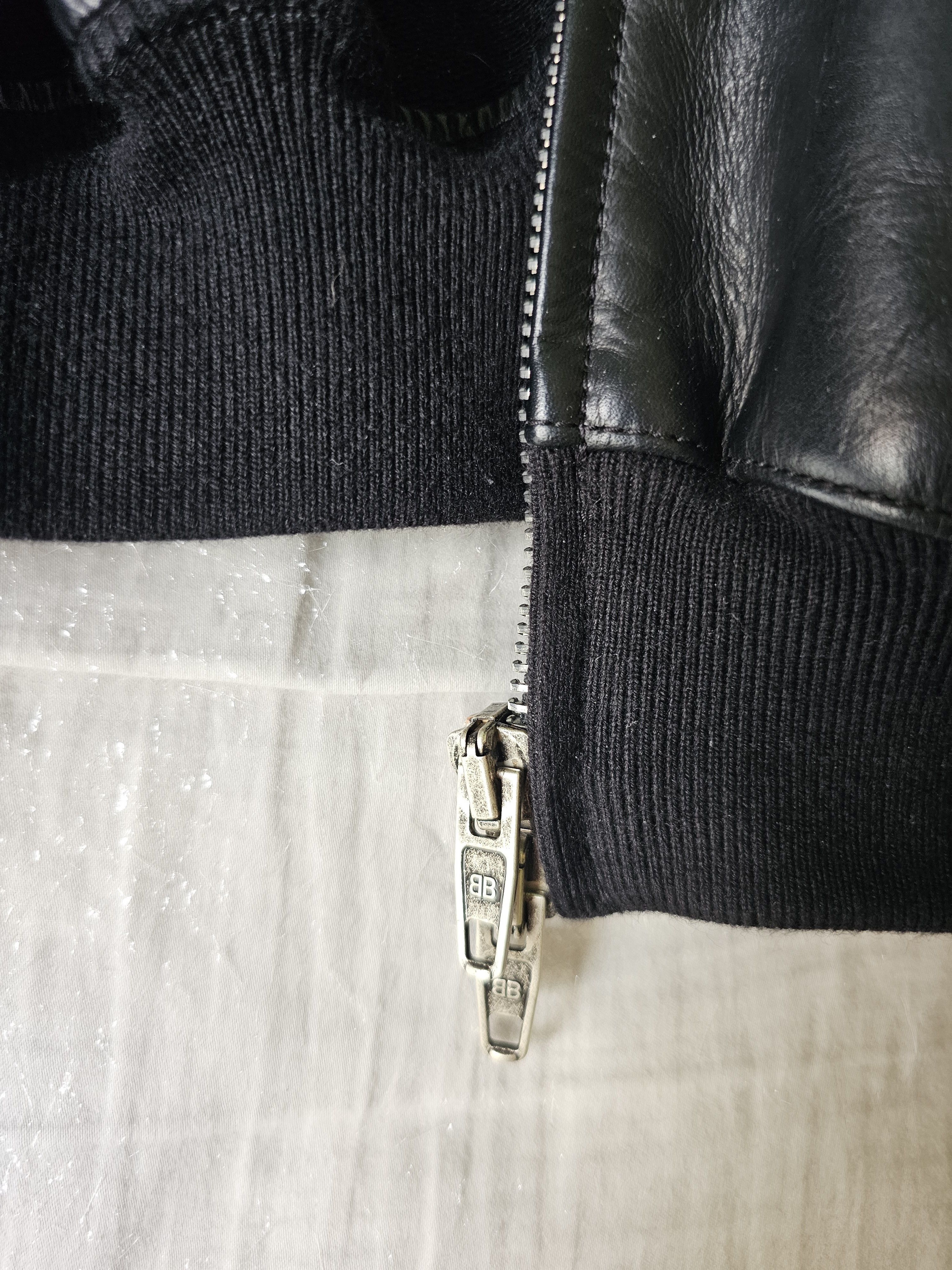 Balenciaga Balenciaga Leather Hoodie Jacket Lined with Cotton Size S / US 4 / IT 40 - 10 Thumbnail