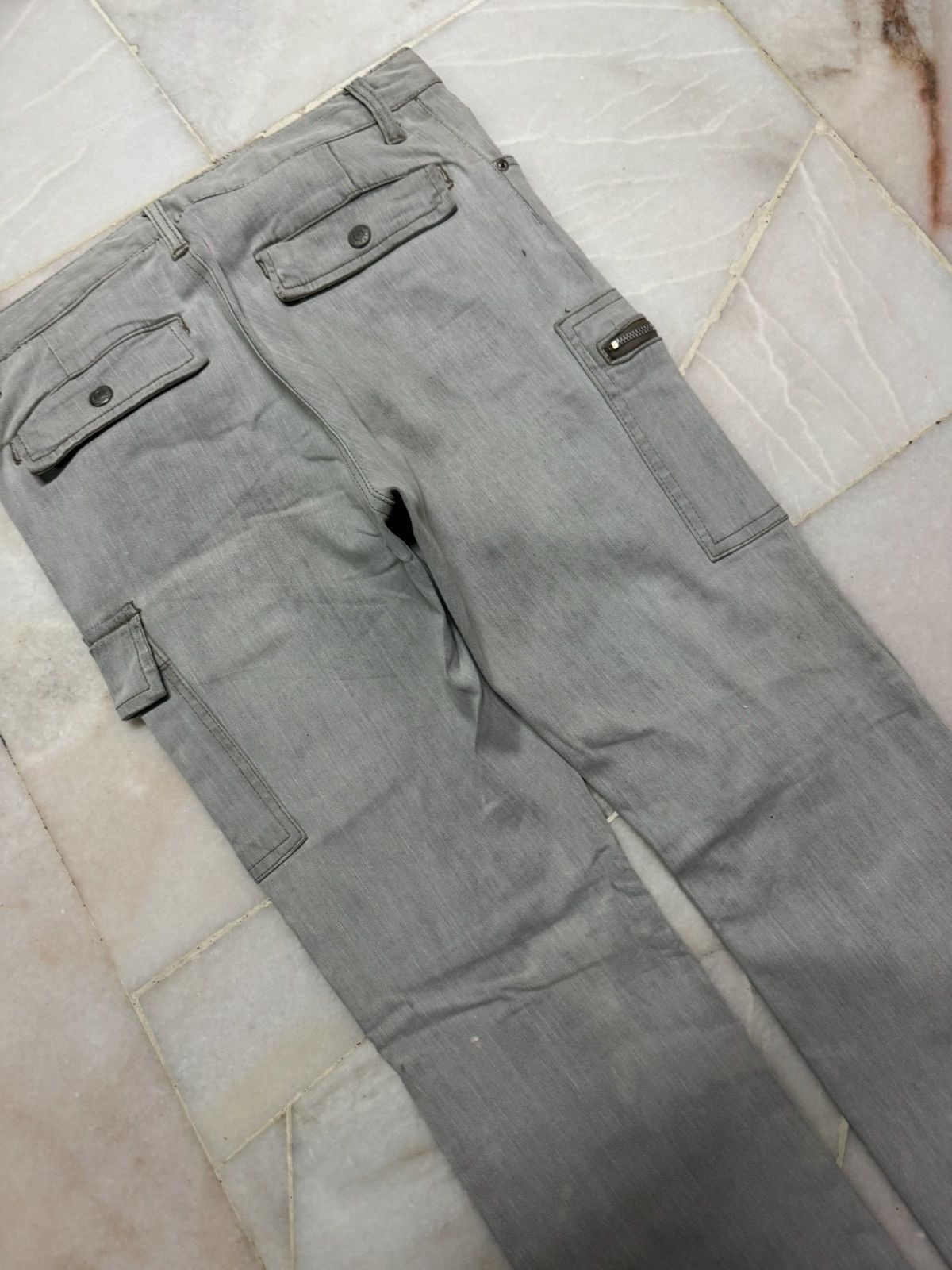 Japanese Brand FLARE BOOTCUT JAPANESE CARGO DENIM JEANS STRETCHABLE Size US 28 / EU 44 - 15 Thumbnail